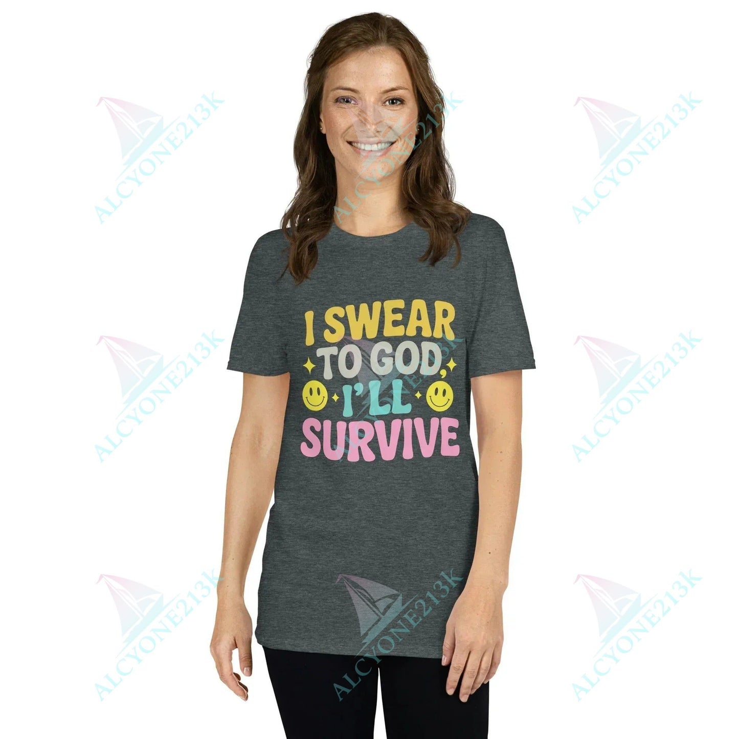 Lewis Capaldi Unisex Cotton T-Shirt - Survive Lyrics alcyone213k