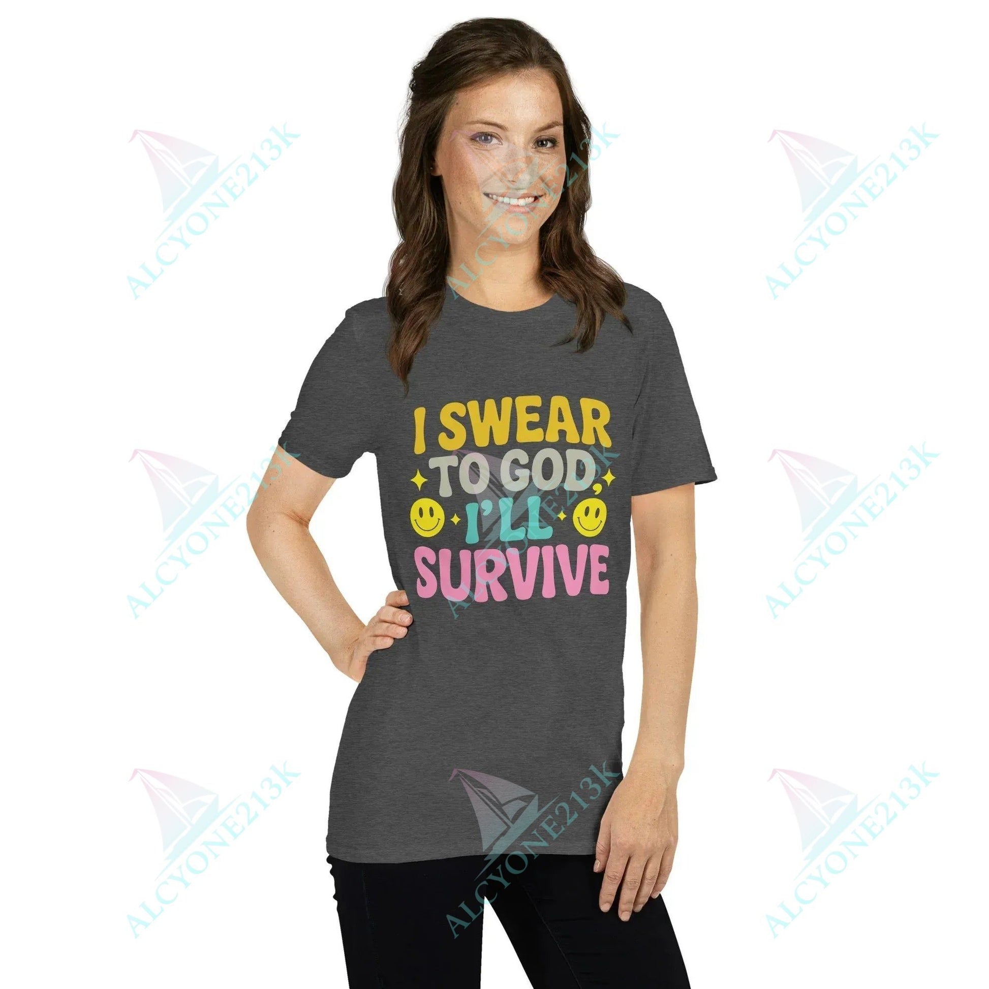 Lewis Capaldi Unisex Cotton T-Shirt - Survive Lyrics alcyone213k
