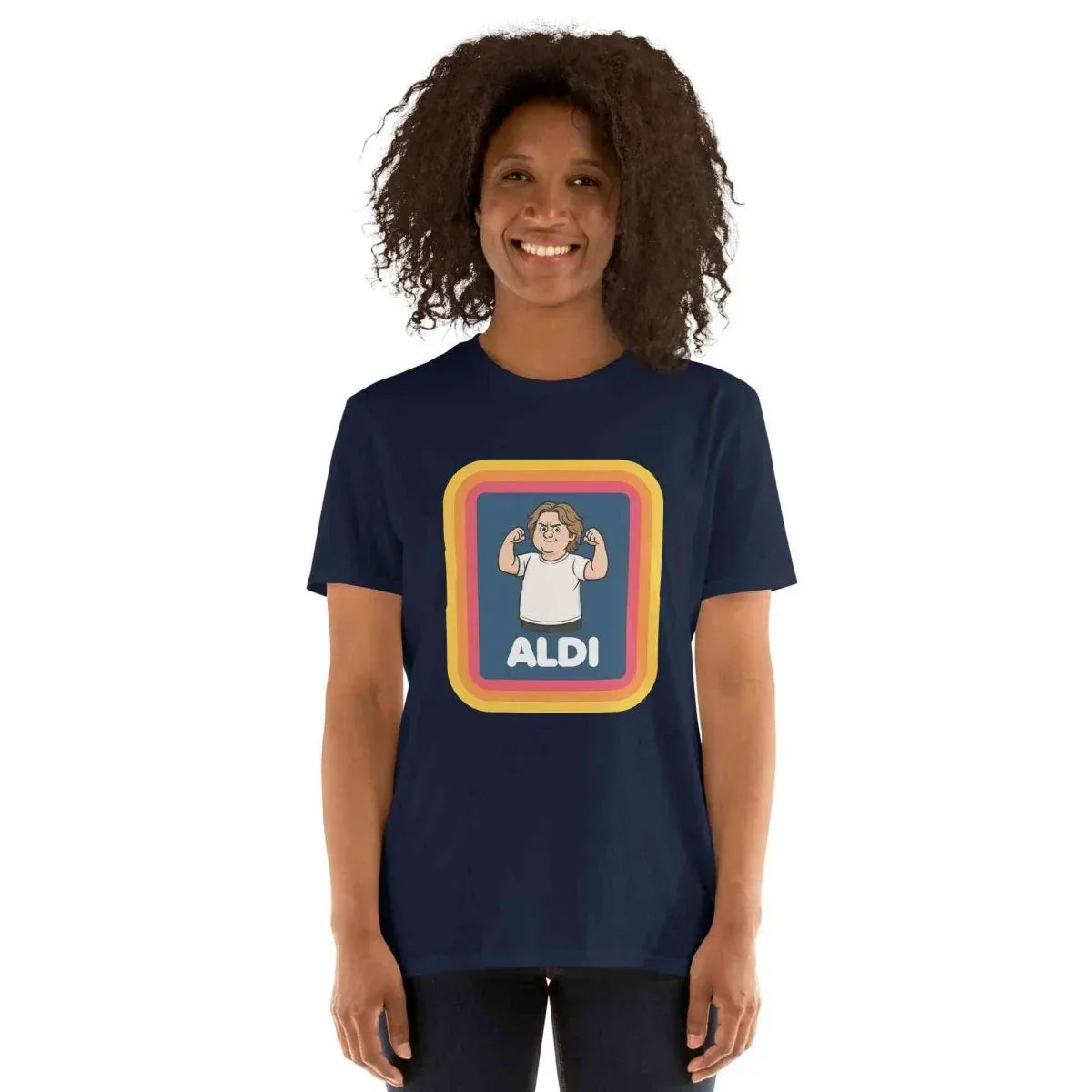 Lewis Capaldi Short Sleeve Unisex Tee | Capaldi on Aldi alcyone213k