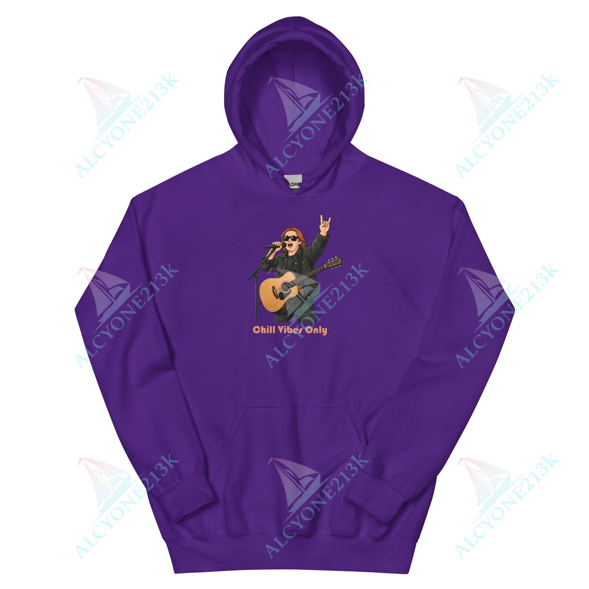 Lewis Capaldi Unisex Hoodie - Chilled Vibes Only - Funny Quotes alcyone213k