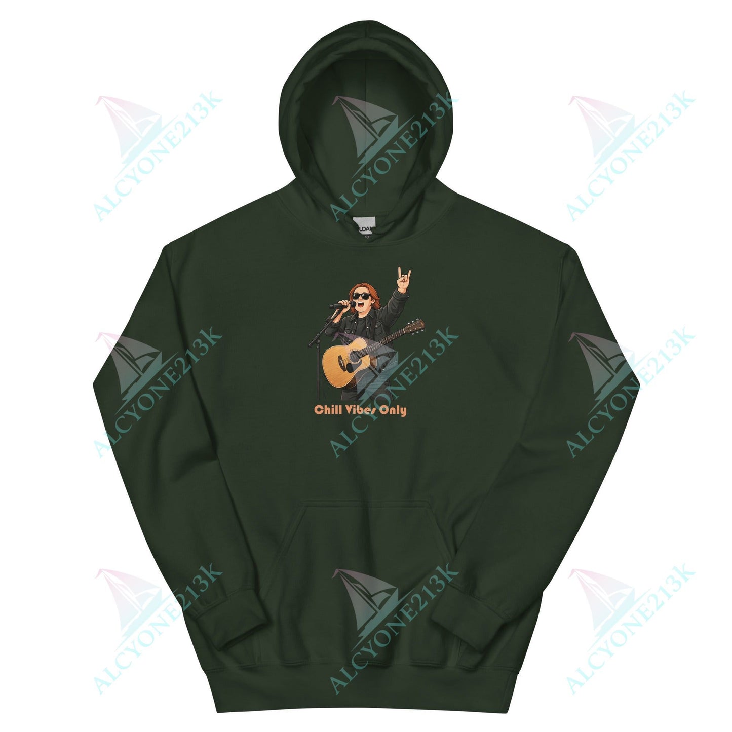 Lewis Capaldi Unisex Hoodie - Chilled Vibes Only - Funny Quotes alcyone213k