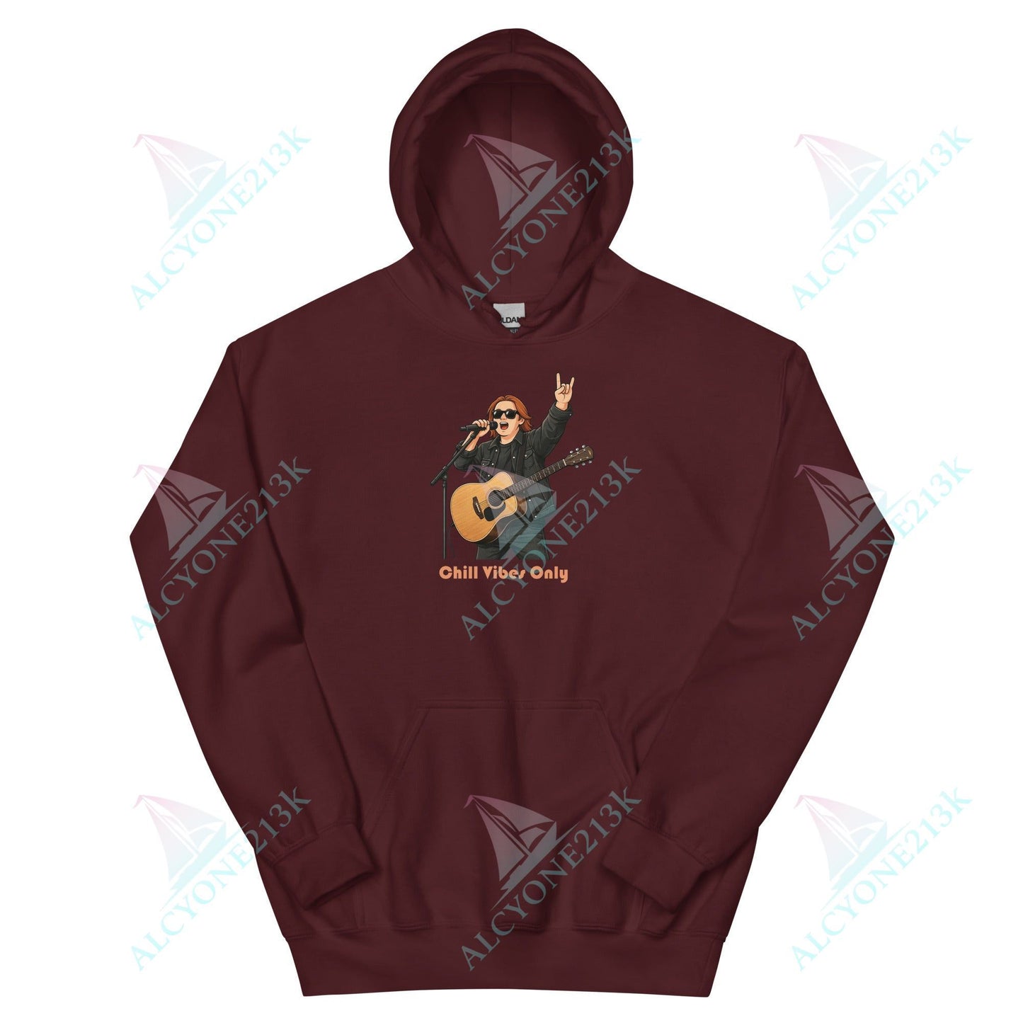 Lewis Capaldi Unisex Hoodie - Chilled Vibes Only - Funny Quotes alcyone213k