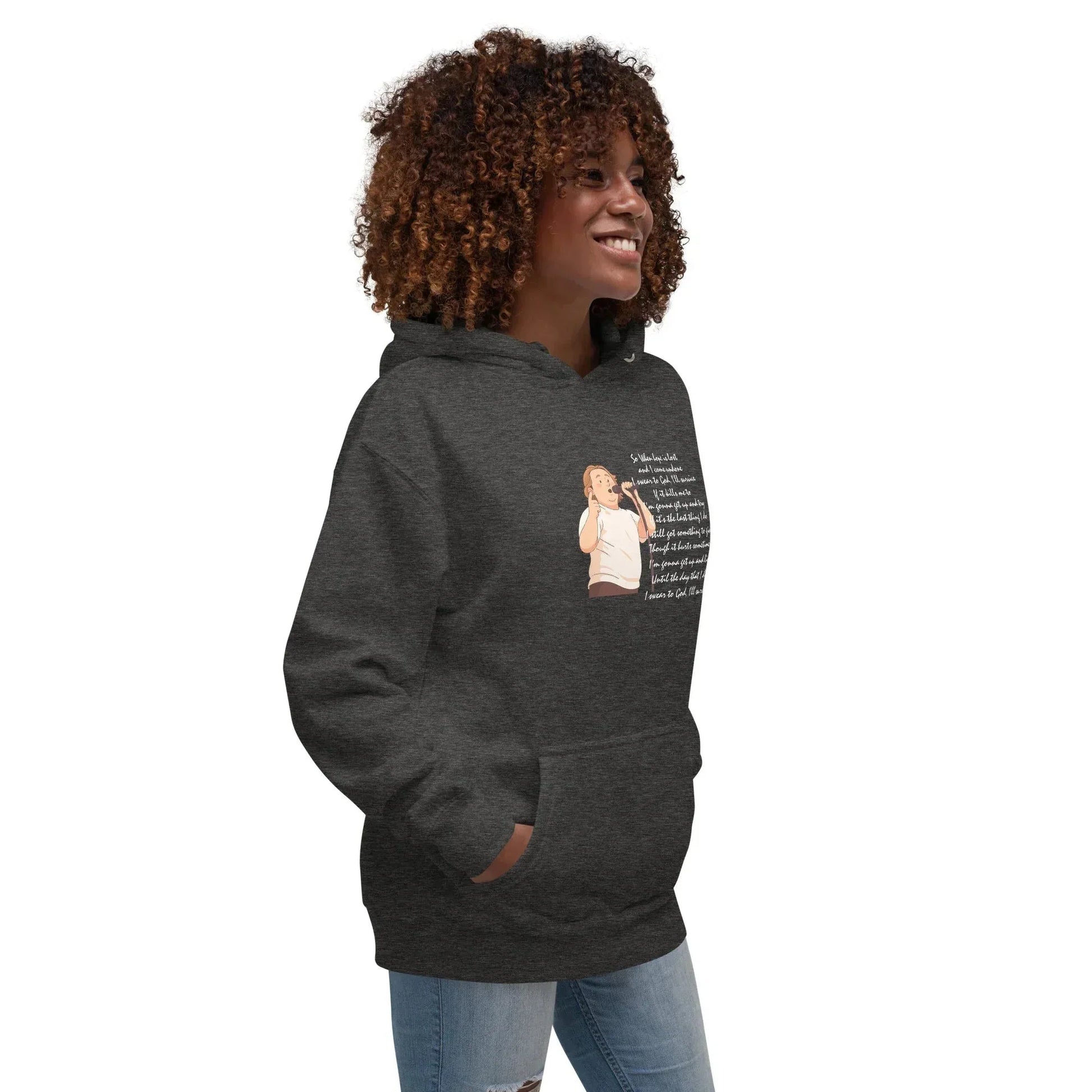 Lewis Capaldi Unisex Hoodie | Cotton Blend "Survive" Lyrics Concert Apparel alcyone213k