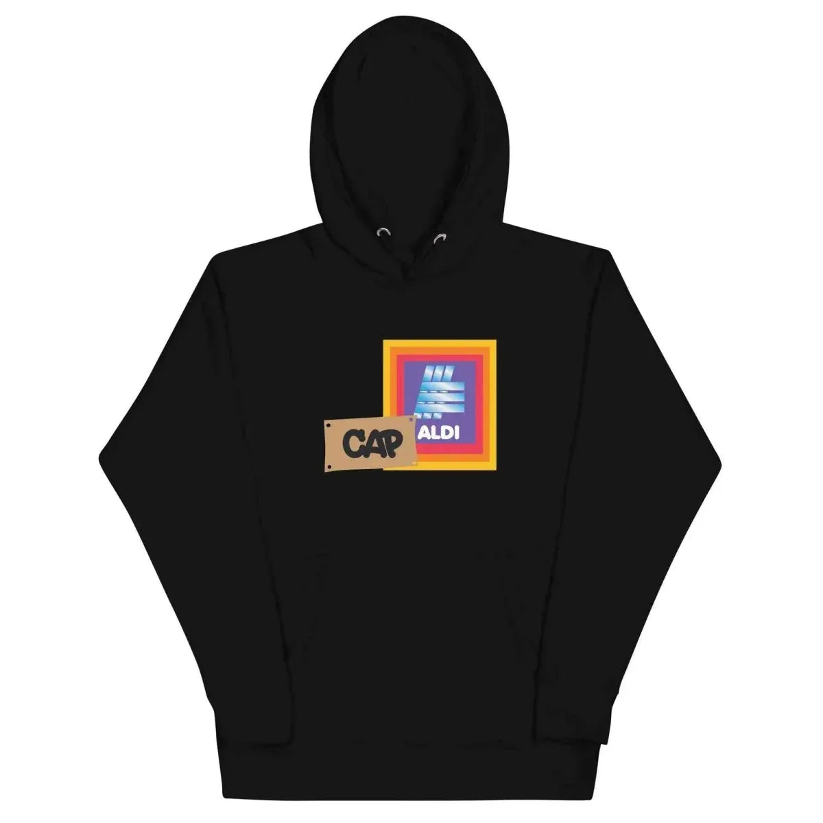 Lewis Capaldi Unisex Hoodie - Cozy Cotton Blend with Fun 'Capaldi On A Aldi' Graphic alcyone213k