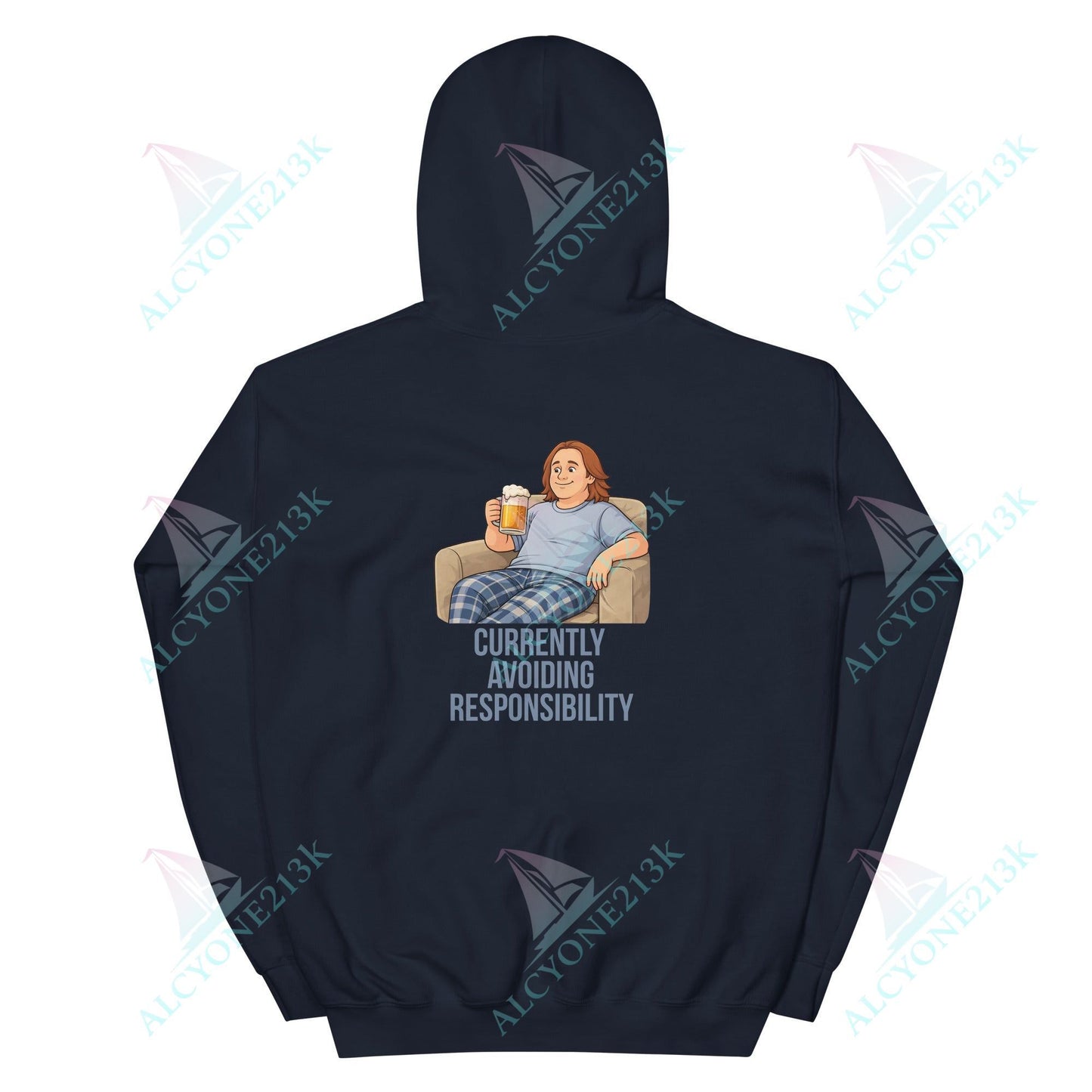 Lewis Capaldi Unisex Hoodie - Currently Avoiding Responsibility - Funny Quotes alcyone213k
