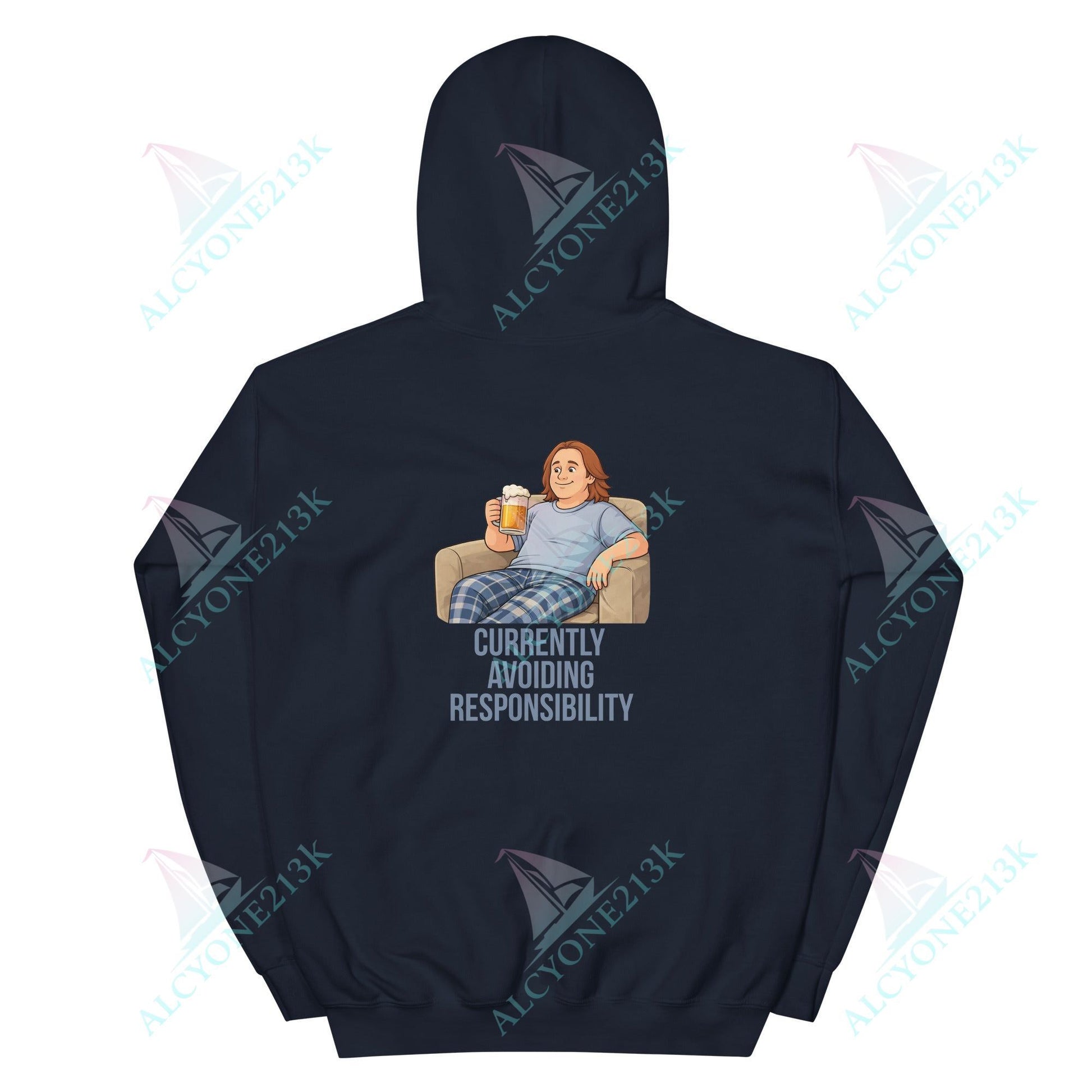 Lewis Capaldi Unisex Hoodie - Currently Avoiding Responsibility - Funny Quotes alcyone213k