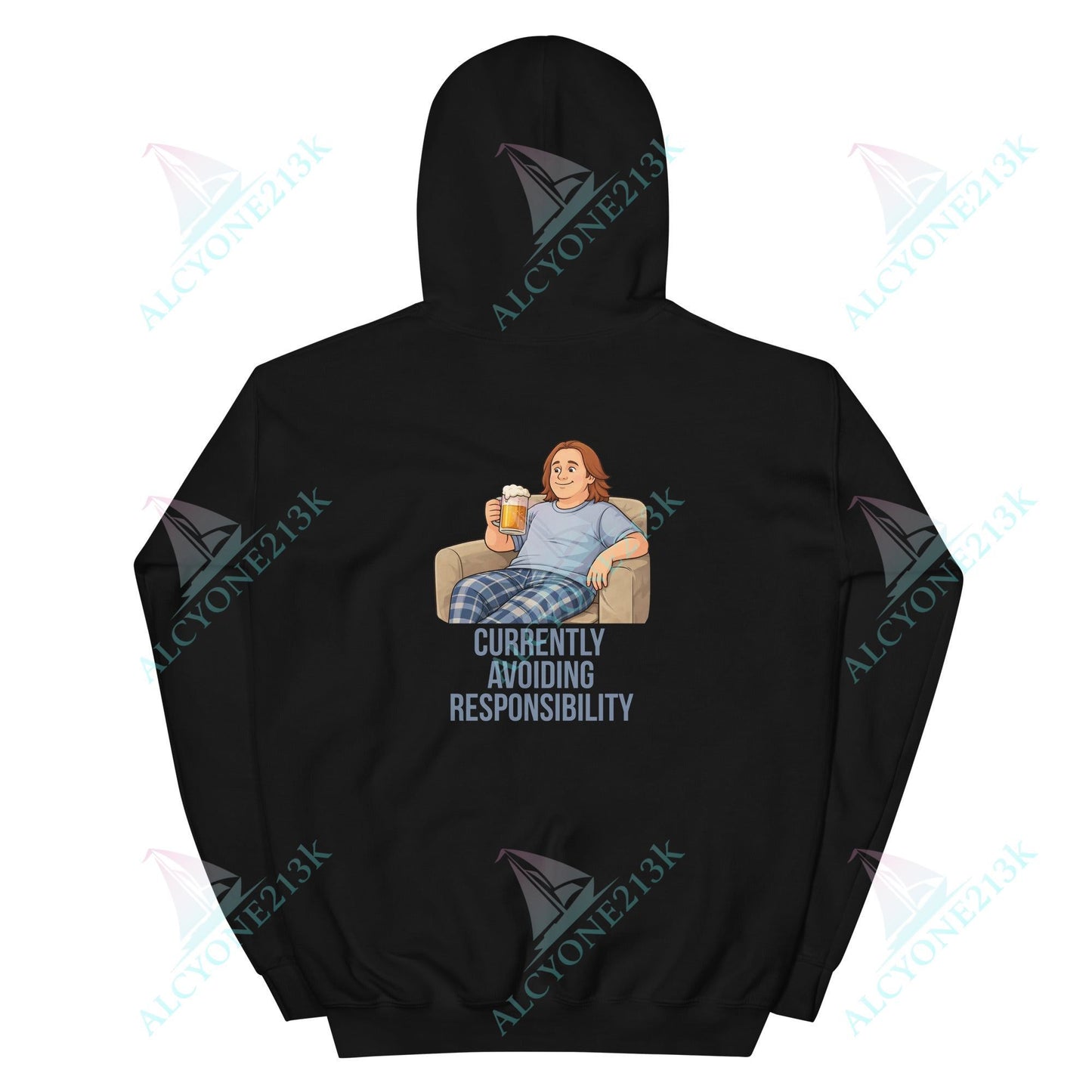 Lewis Capaldi Unisex Hoodie - Currently Avoiding Responsibility - Funny Quotes alcyone213k