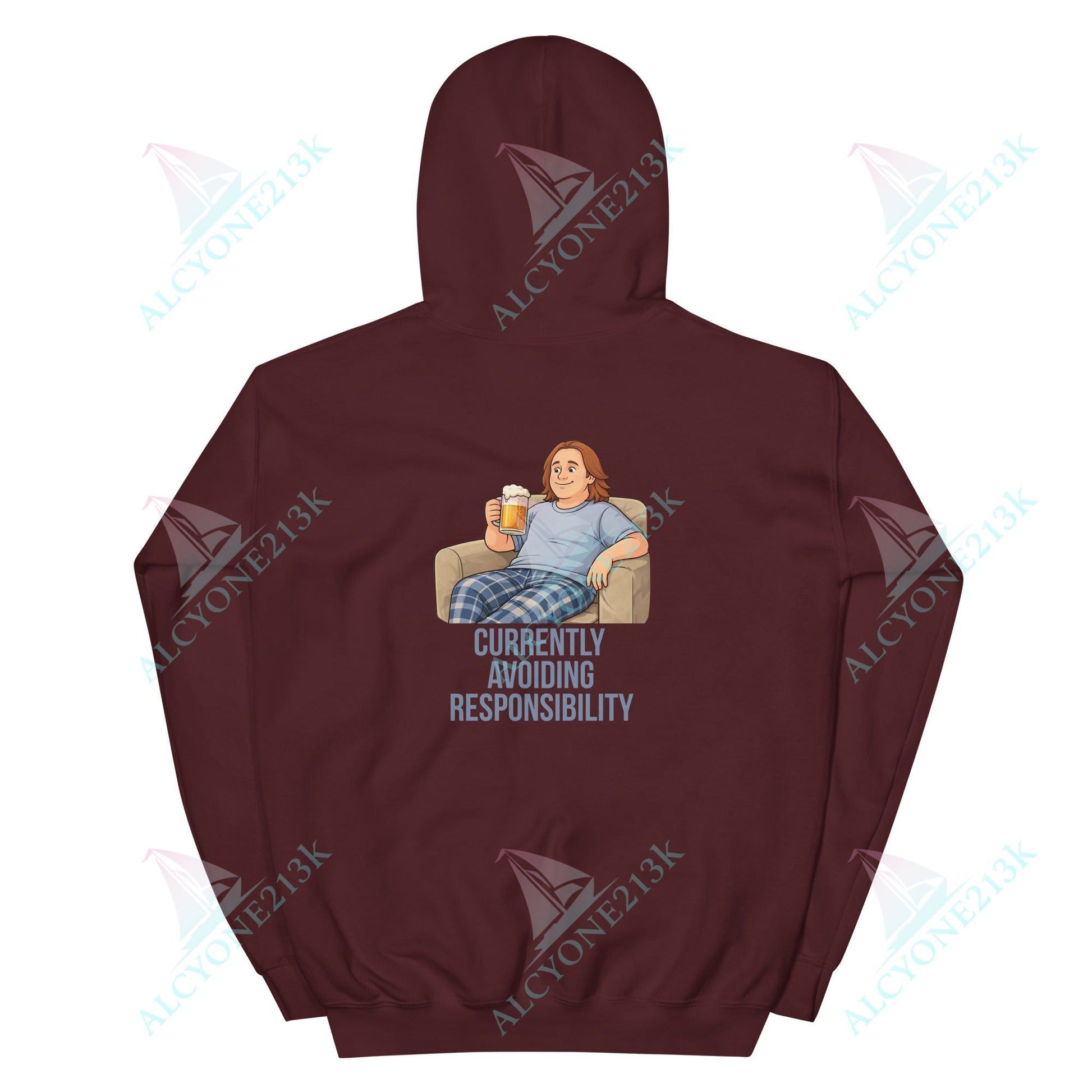 Lewis Capaldi Unisex Hoodie - Currently Avoiding Responsibility - Funny Quotes alcyone213k