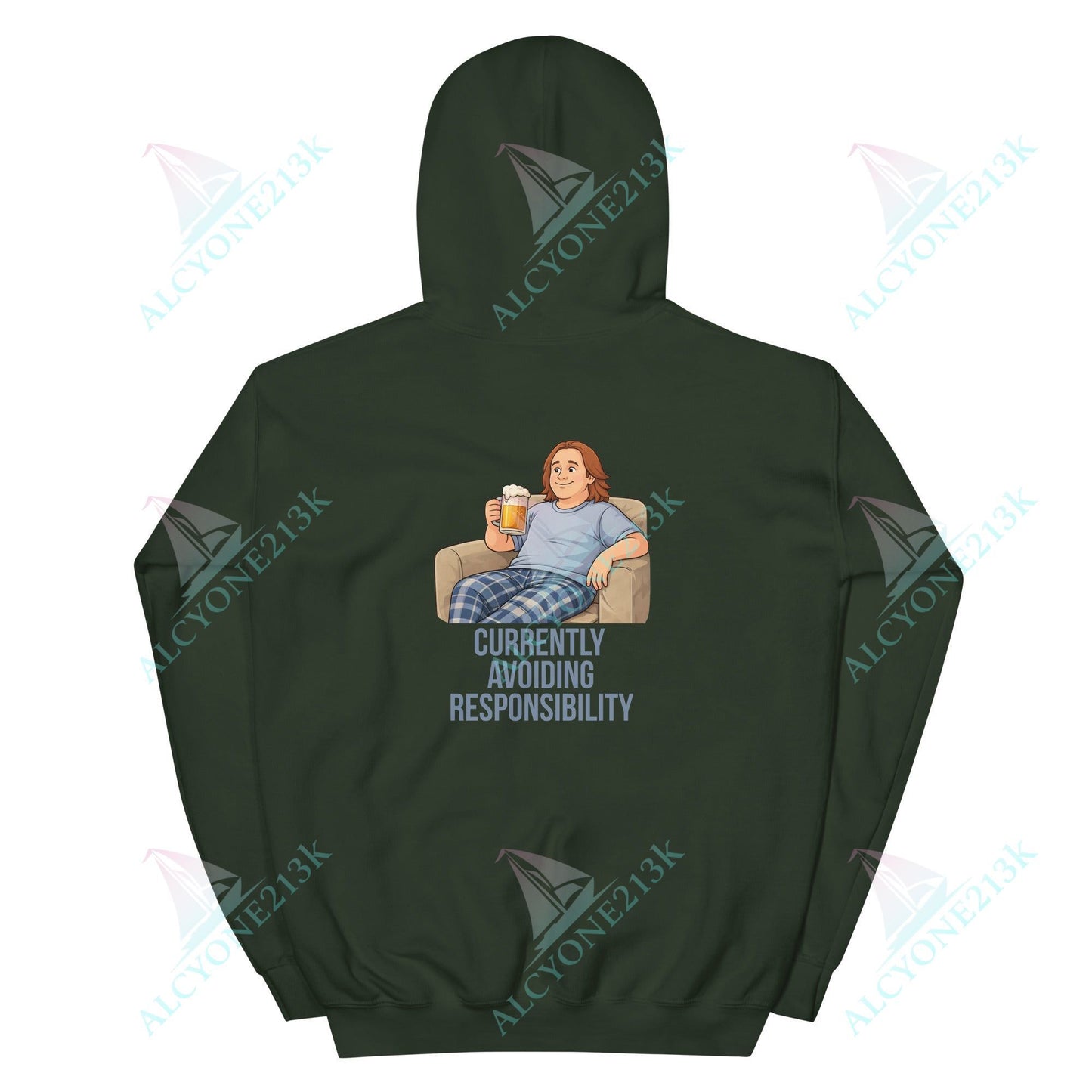 Lewis Capaldi Unisex Hoodie - Currently Avoiding Responsibility - Funny Quotes alcyone213k