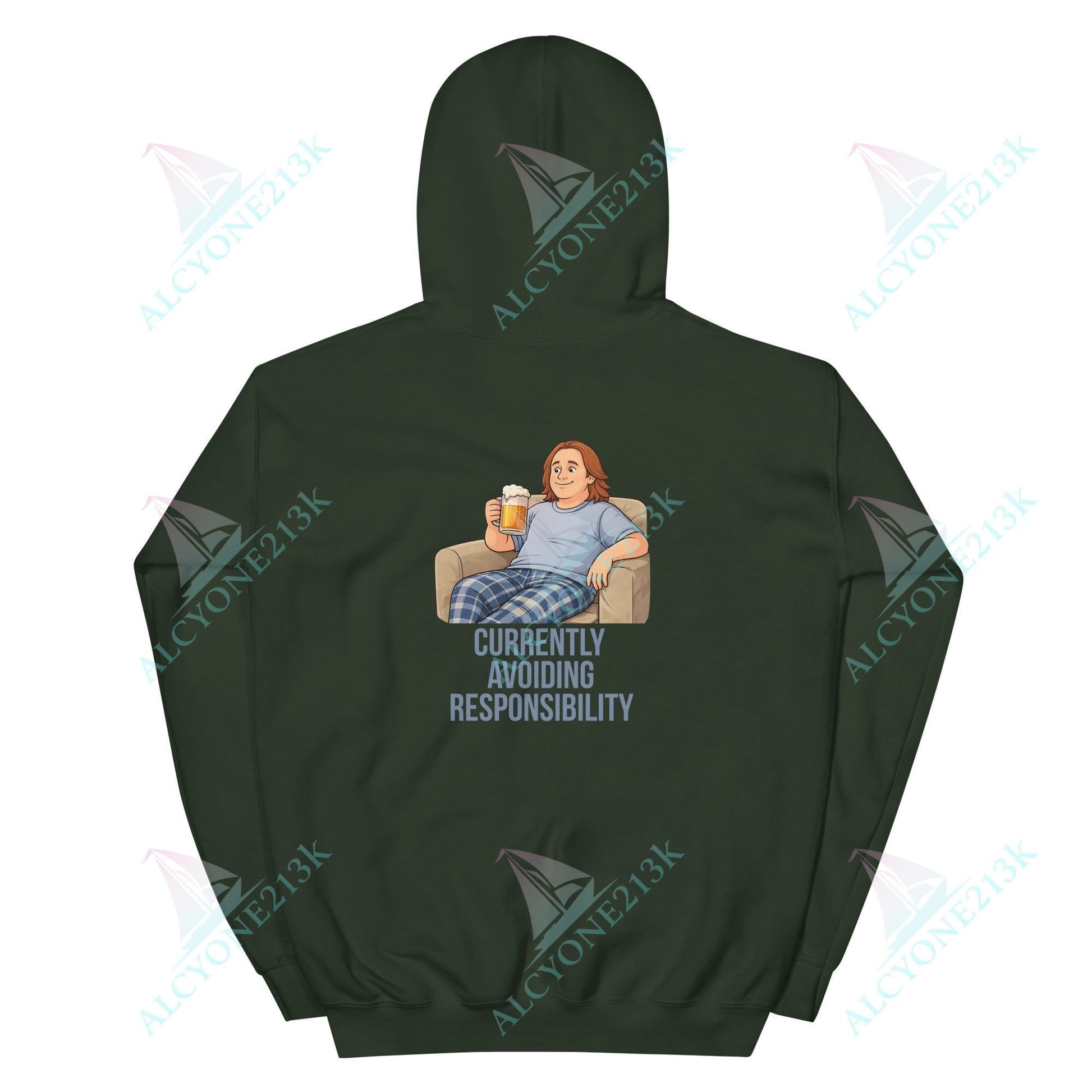 Lewis Capaldi Unisex Hoodie - Currently Avoiding Responsibility - Funny Quotes alcyone213k