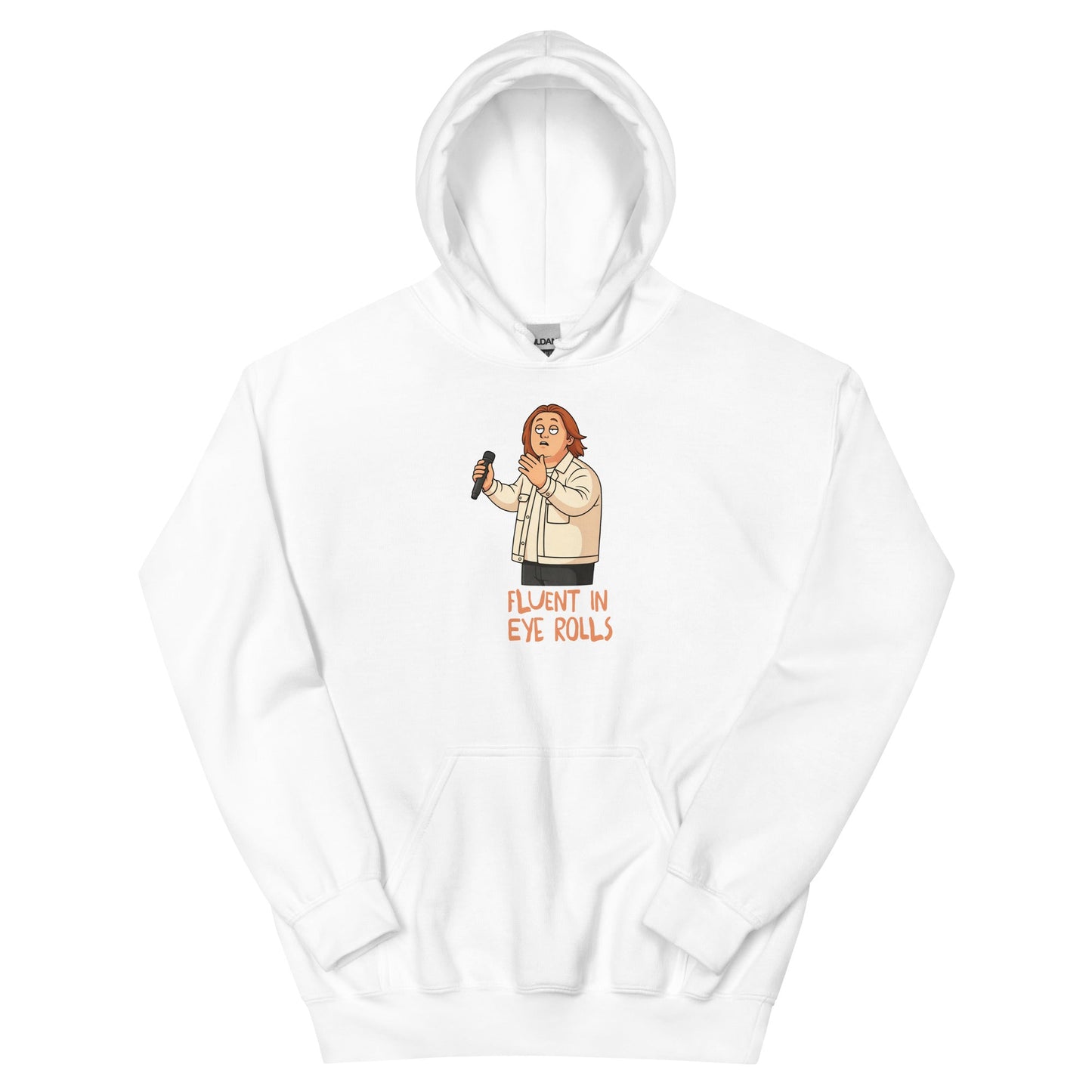 Lewis Capaldi Unisex Hoodie - Fluent In Eye Rolls - Funny Quotes alcyone213k