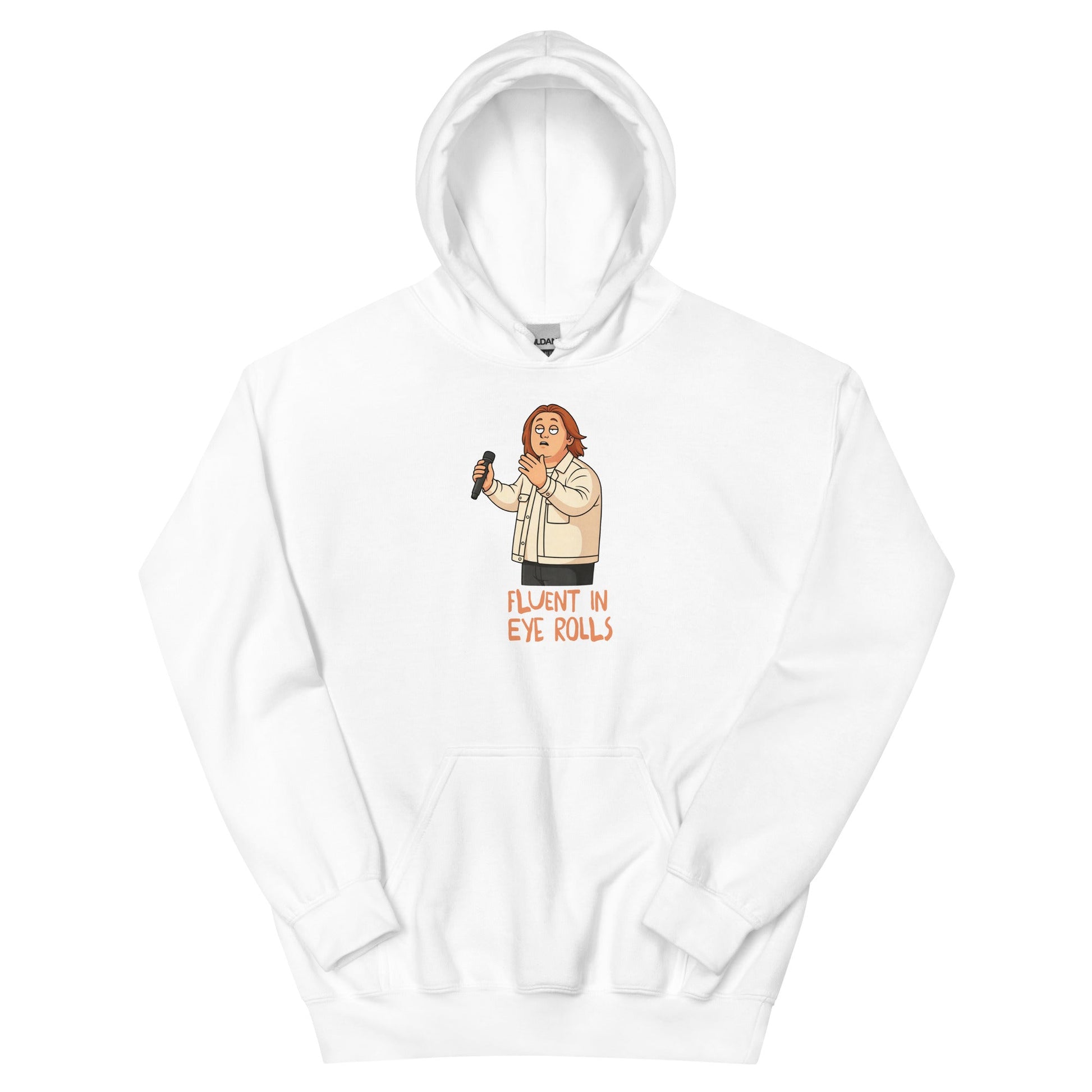 Lewis Capaldi Unisex Hoodie - Fluent In Eye Rolls - Funny Quotes alcyone213k