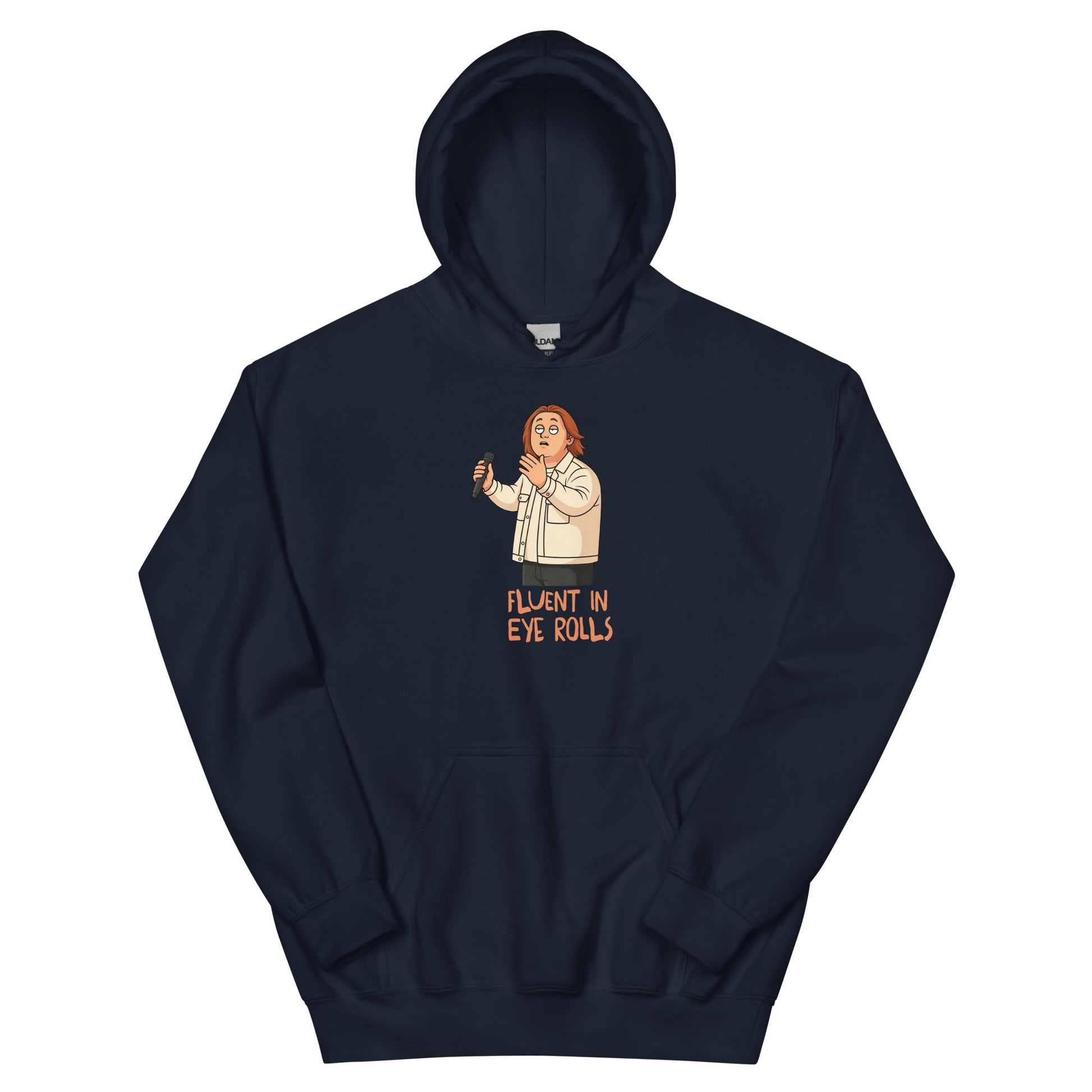Lewis Capaldi Unisex Hoodie - Fluent In Eye Rolls - Funny Quotes alcyone213k