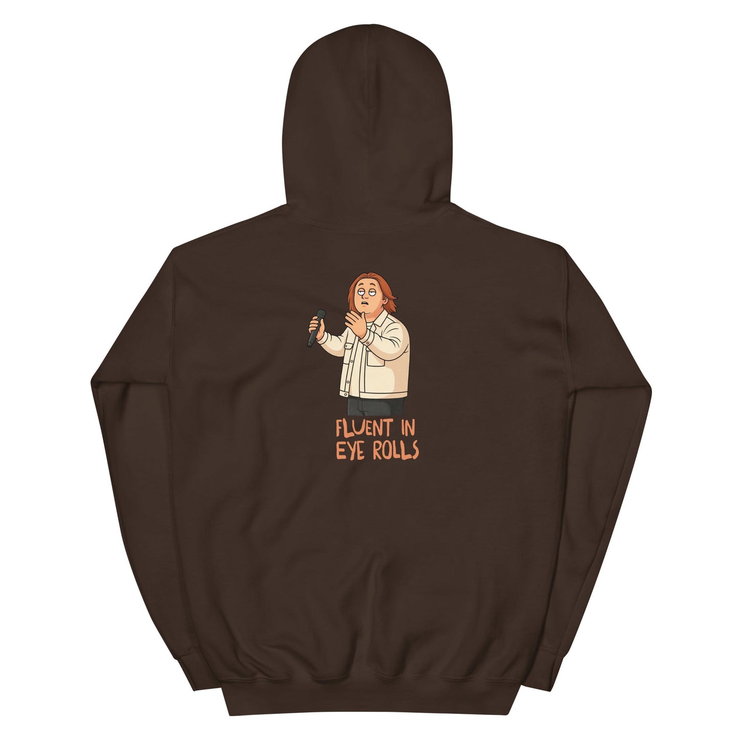 Lewis Capaldi Unisex Hoodie - Fluent In Eye Rolls - Funny Quotes alcyone213k