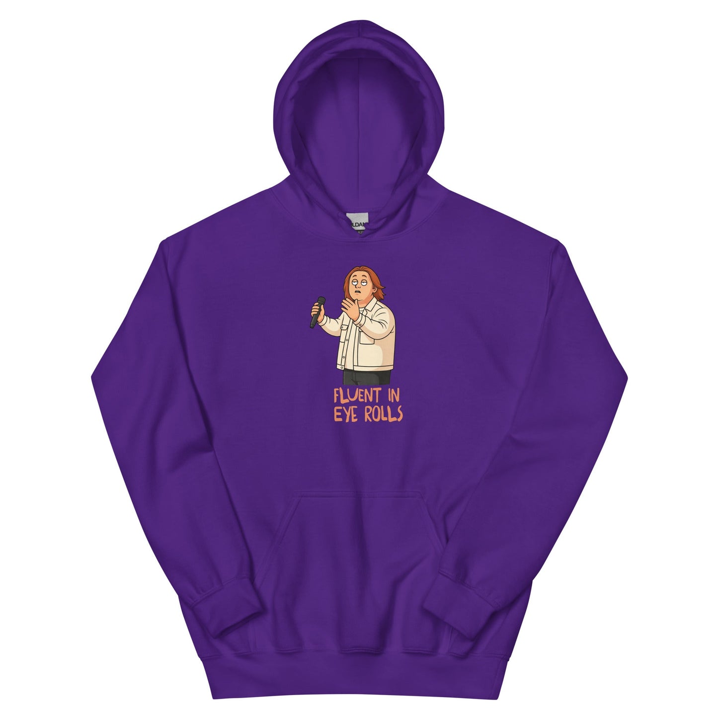 Lewis Capaldi Unisex Hoodie - Fluent In Eye Rolls - Funny Quotes alcyone213k