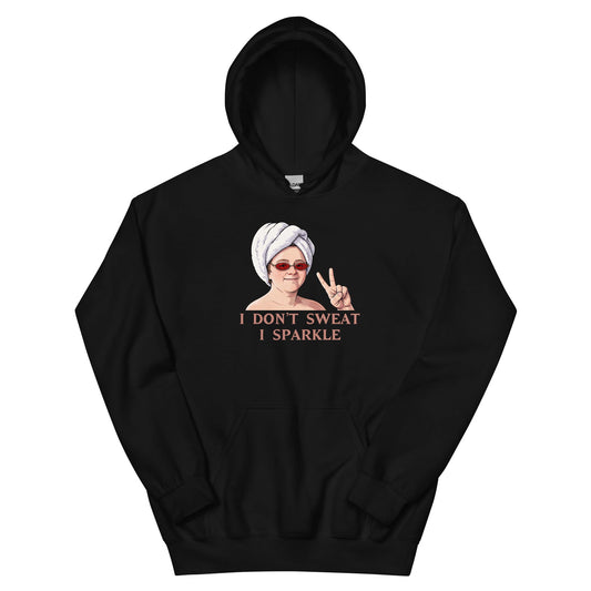 Lewis Capaldi Unisex Hoodie - I Don't Sweat I Sparkle - Funny Quotes alcyone213k