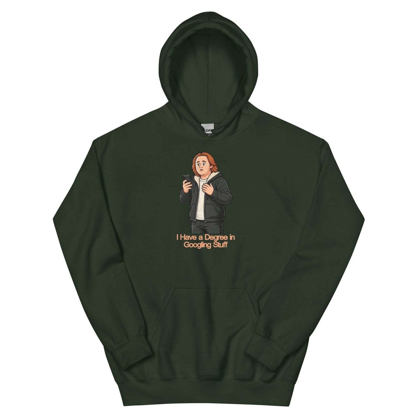 Lewis Capaldi Unisex Hoodie - I Have A degree In Googling Stuff - Funny Quotes alcyone213k