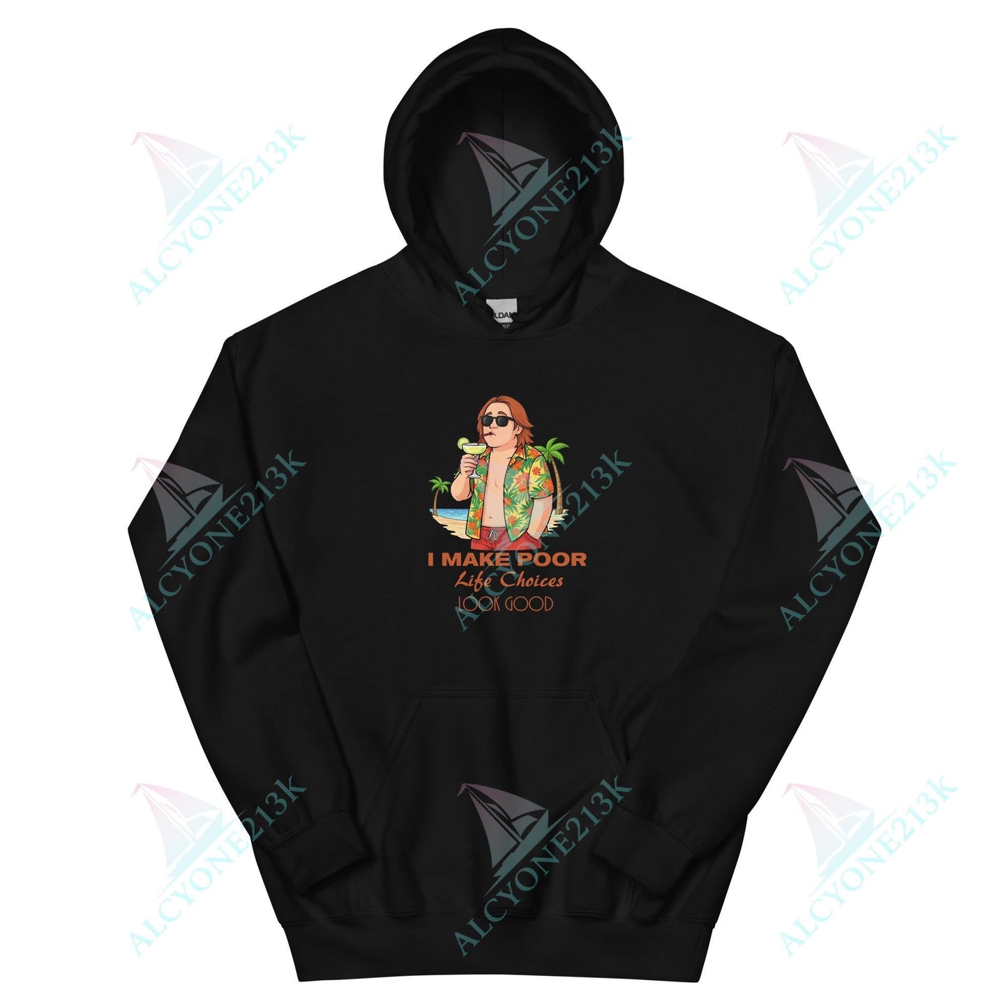 Lewis Capaldi Unisex Hoodie - I Make Poor Life Choices - Funny Quotes alcyone213k