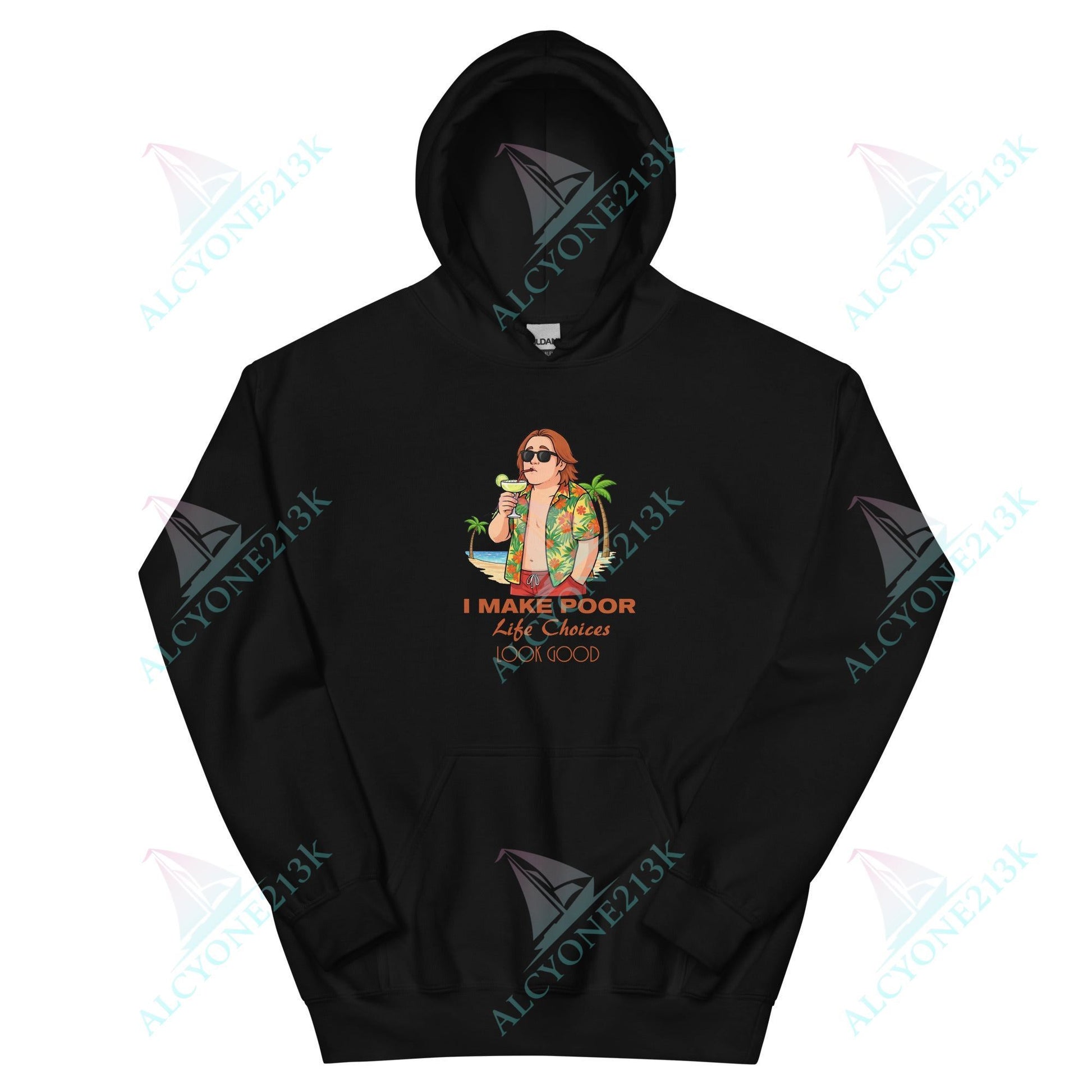 Lewis Capaldi Unisex Hoodie - I Make Poor Life Choices - Funny Quotes alcyone213k