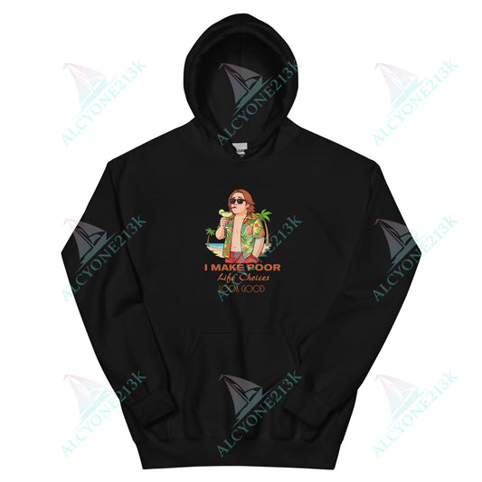 Lewis Capaldi Unisex Hoodie - I Make Poor Life Choices - Funny Quotes alcyone213k