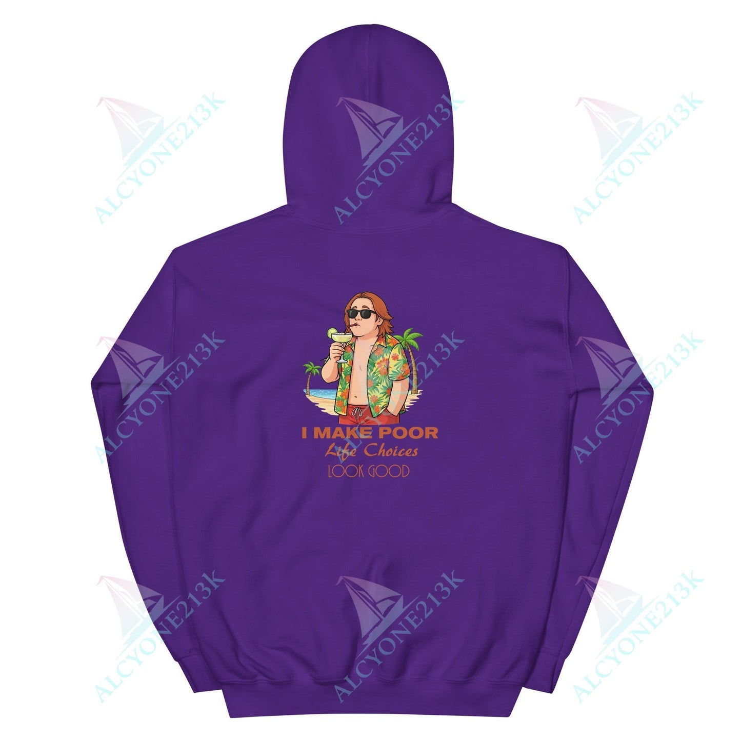 Lewis Capaldi Unisex Hoodie - I Make Poor Life Choices - Funny Quotes alcyone213k