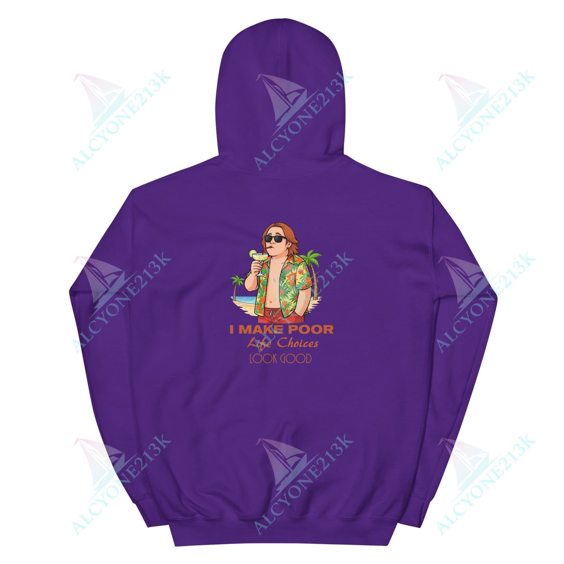 Lewis Capaldi Unisex Hoodie - I Make Poor Life Choices - Funny Quotes alcyone213k