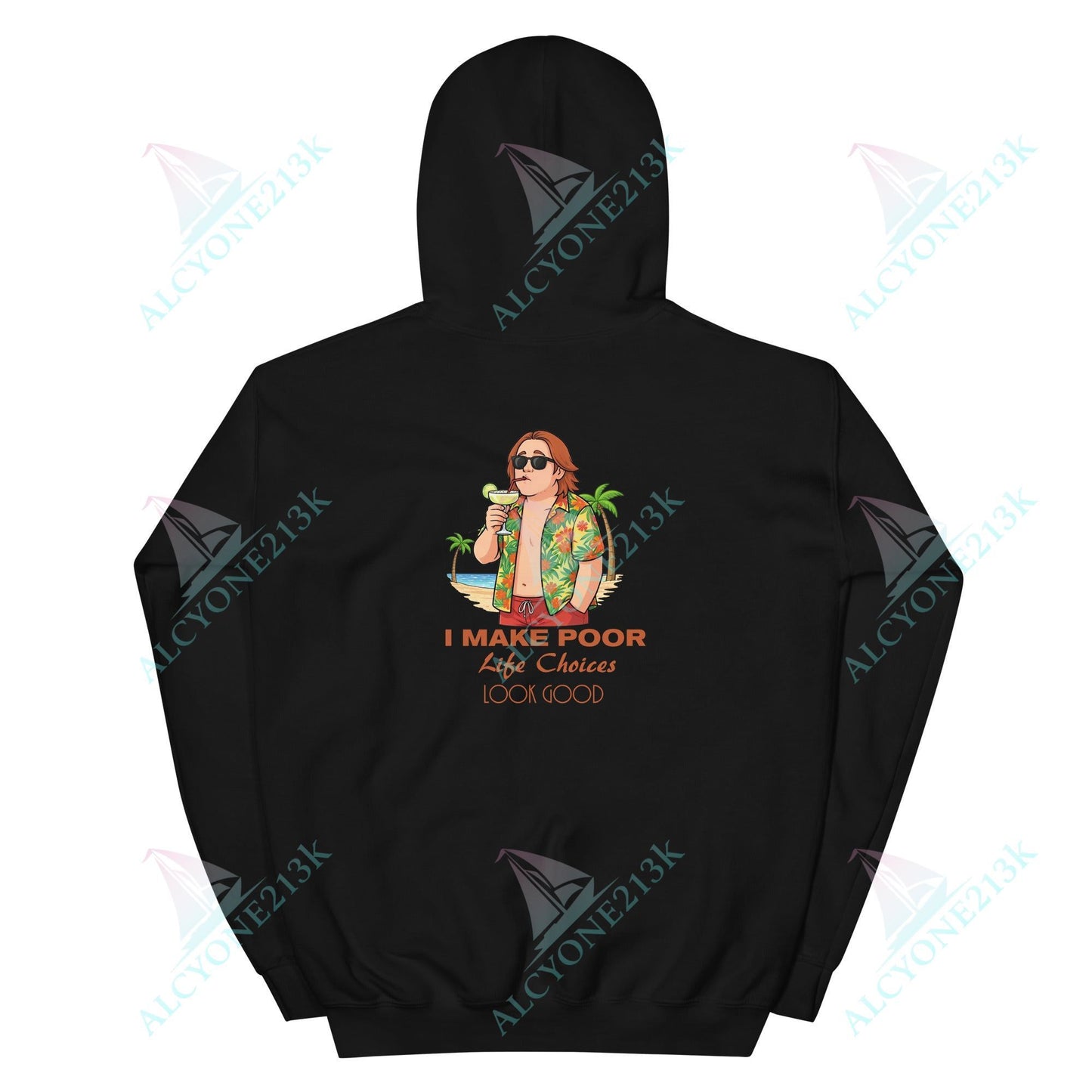 Lewis Capaldi Unisex Hoodie - I Make Poor Life Choices - Funny Quotes alcyone213k