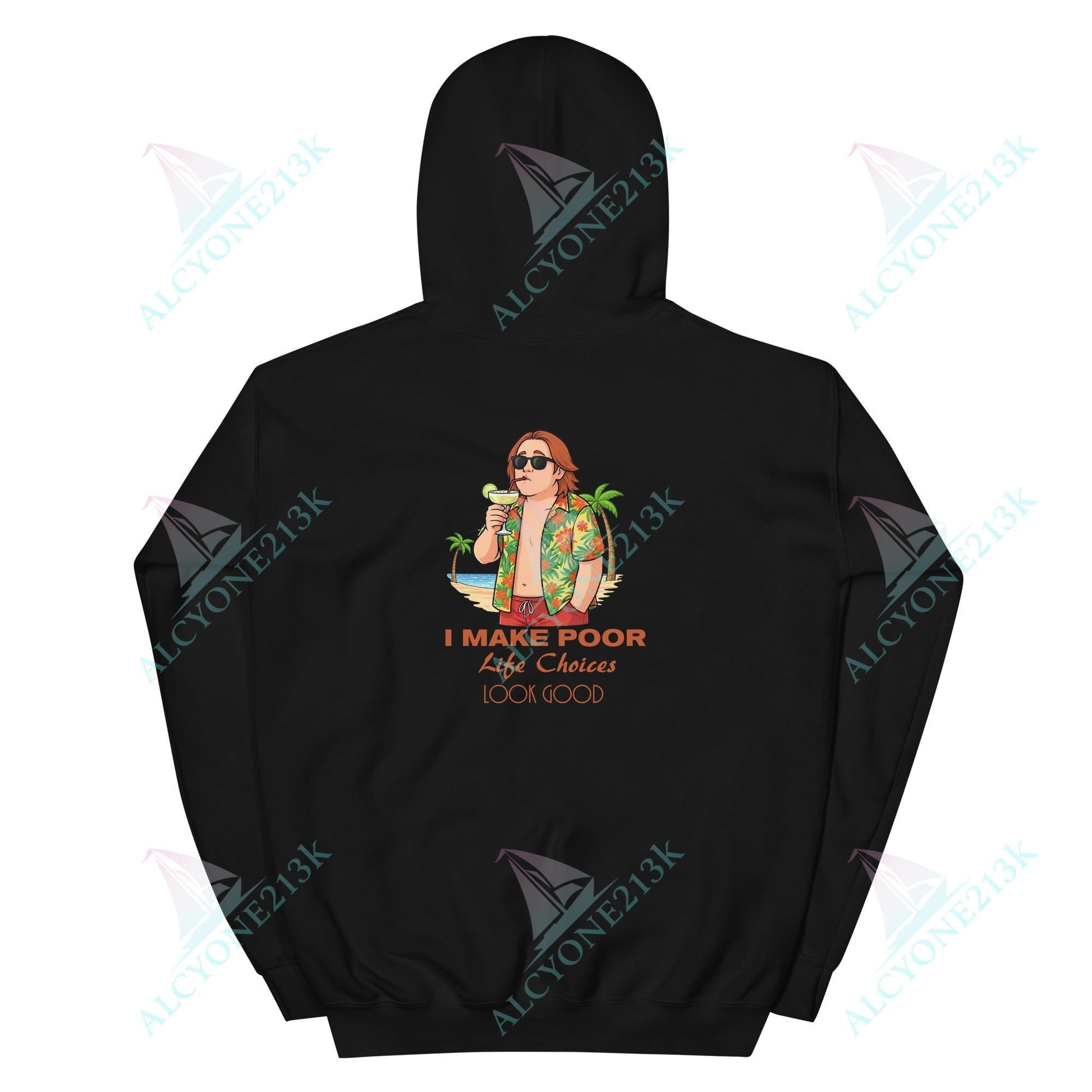 Lewis Capaldi Unisex Hoodie - I Make Poor Life Choices - Funny Quotes alcyone213k
