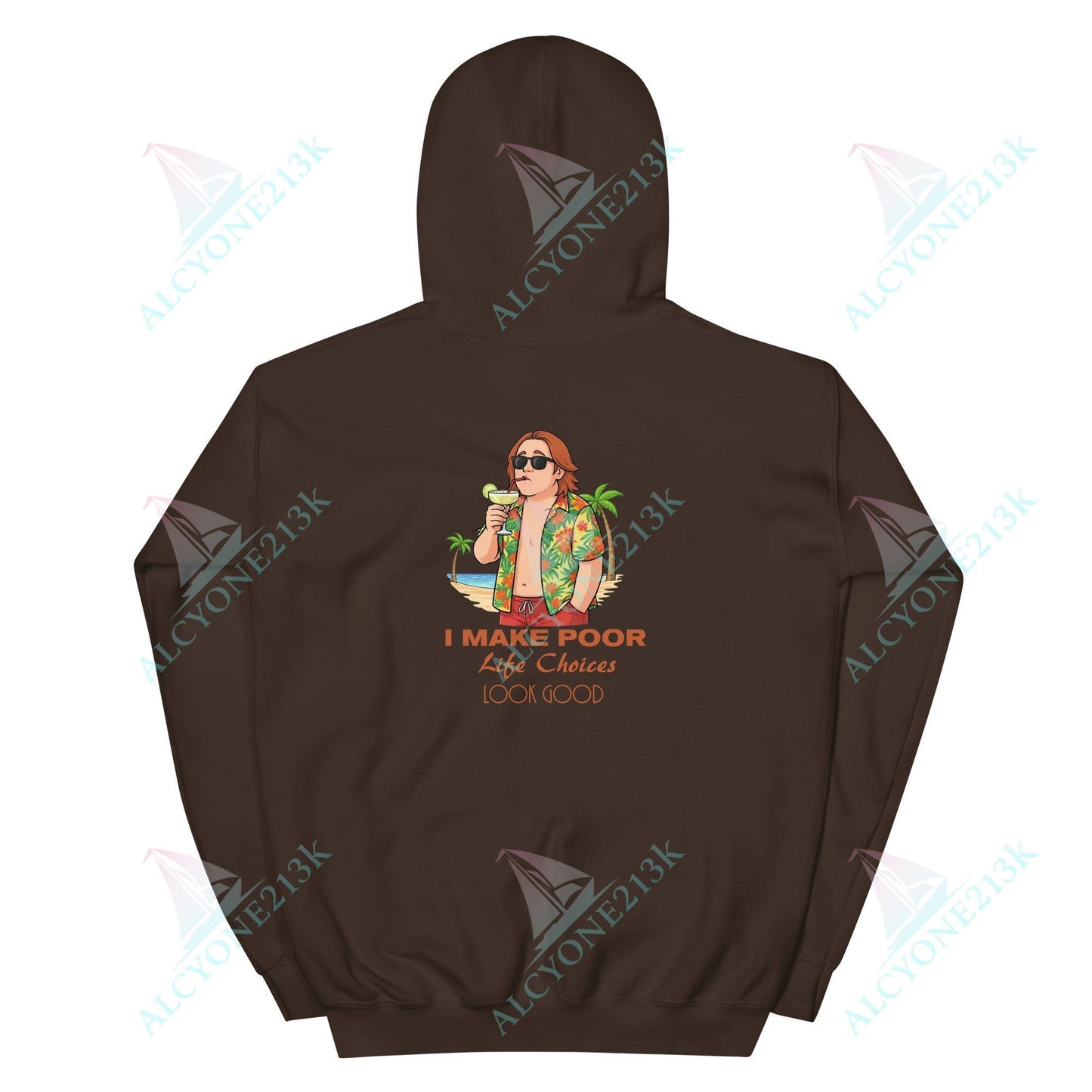 Lewis Capaldi Unisex Hoodie - I Make Poor Life Choices - Funny Quotes alcyone213k