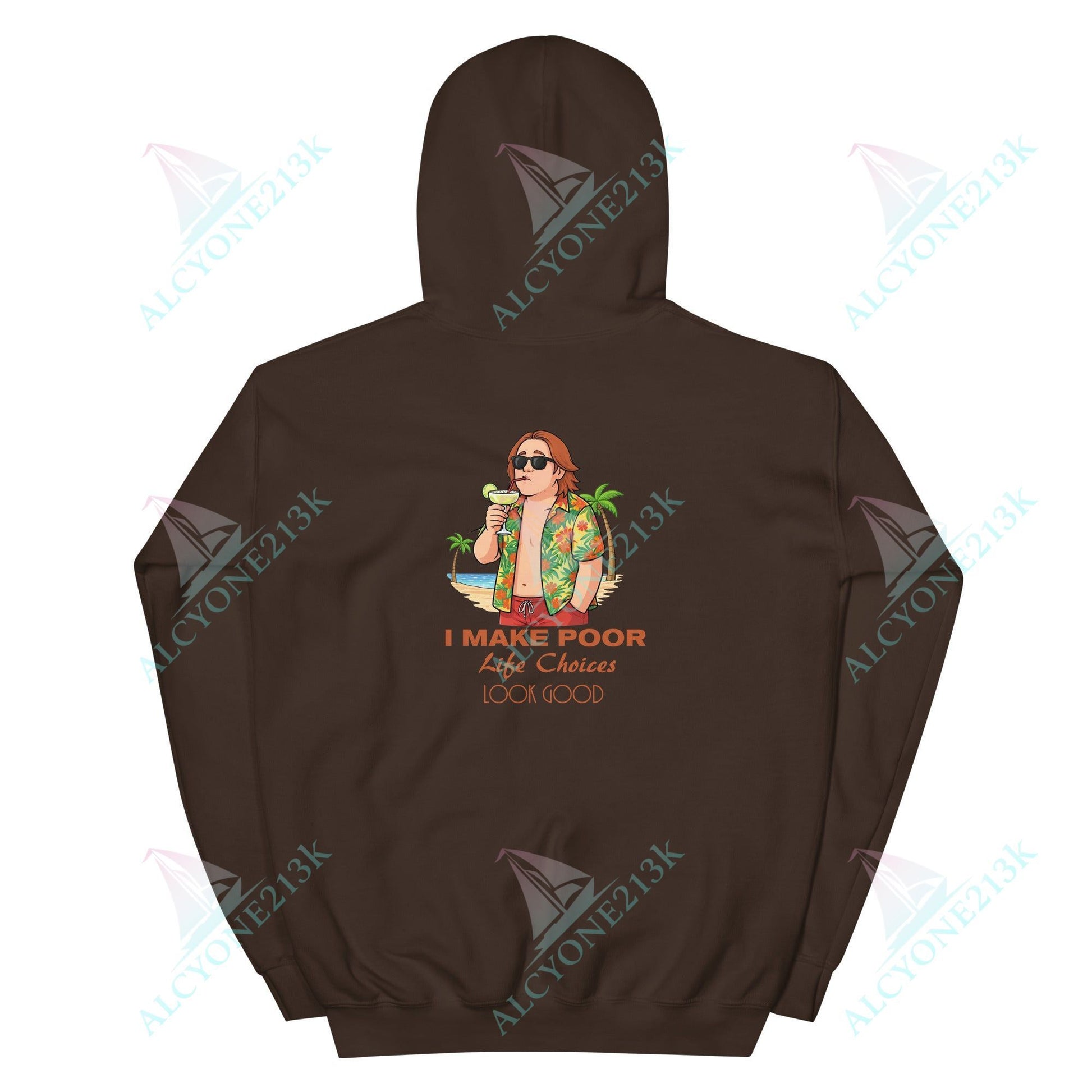 Lewis Capaldi Unisex Hoodie - I Make Poor Life Choices - Funny Quotes alcyone213k