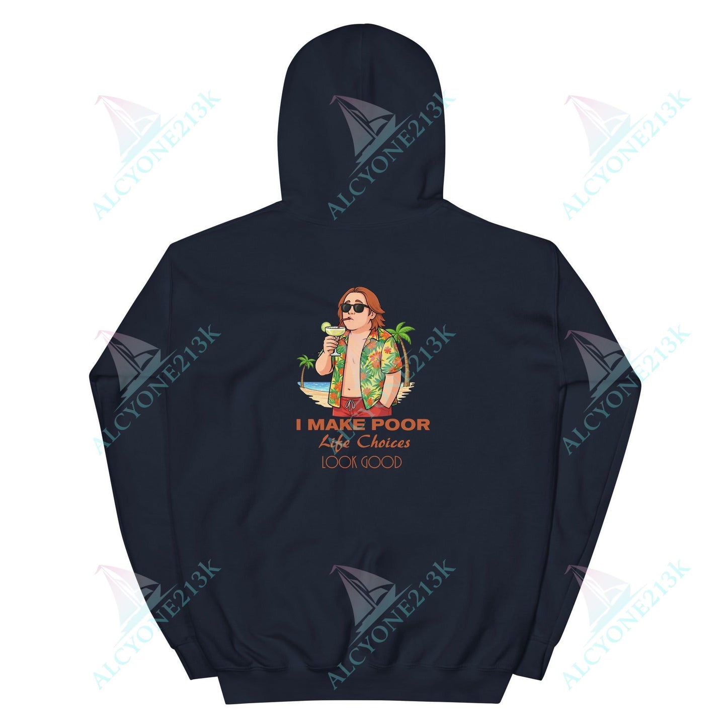 Lewis Capaldi Unisex Hoodie - I Make Poor Life Choices - Funny Quotes alcyone213k