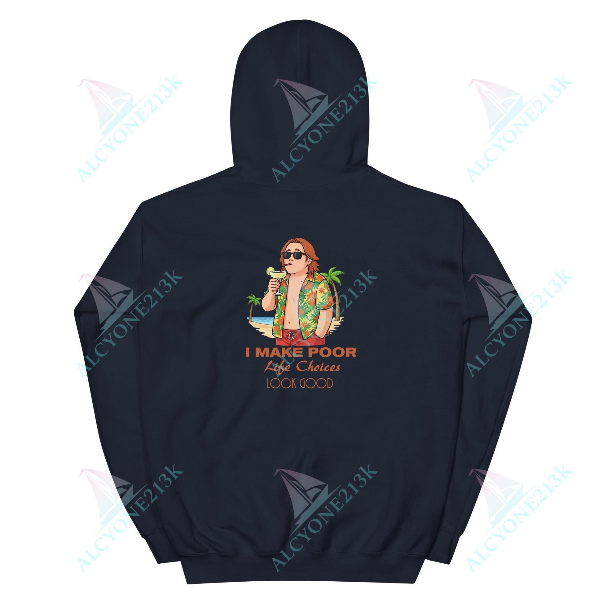Lewis Capaldi Unisex Hoodie - I Make Poor Life Choices - Funny Quotes alcyone213k