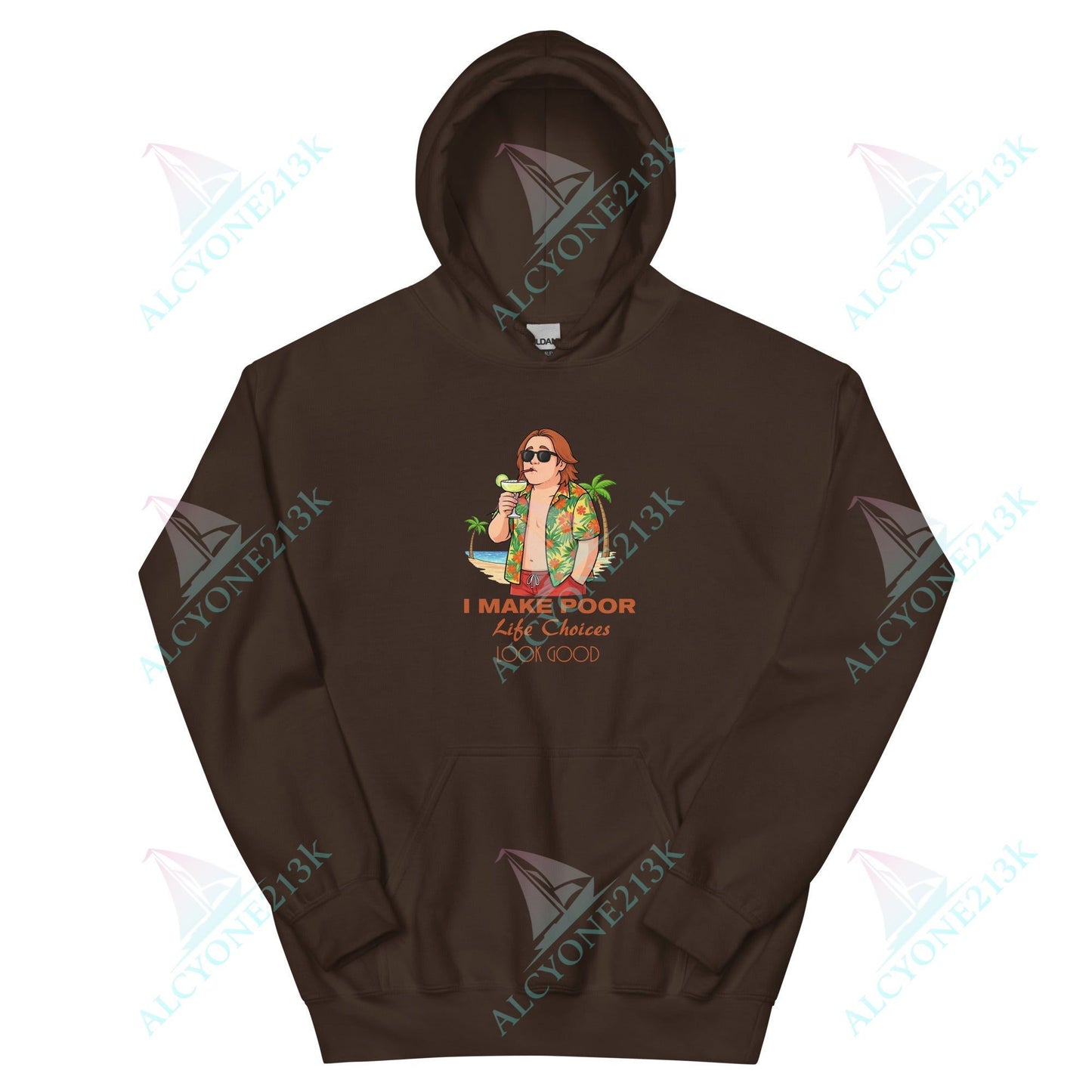 Lewis Capaldi Unisex Hoodie - I Make Poor Life Choices - Funny Quotes alcyone213k