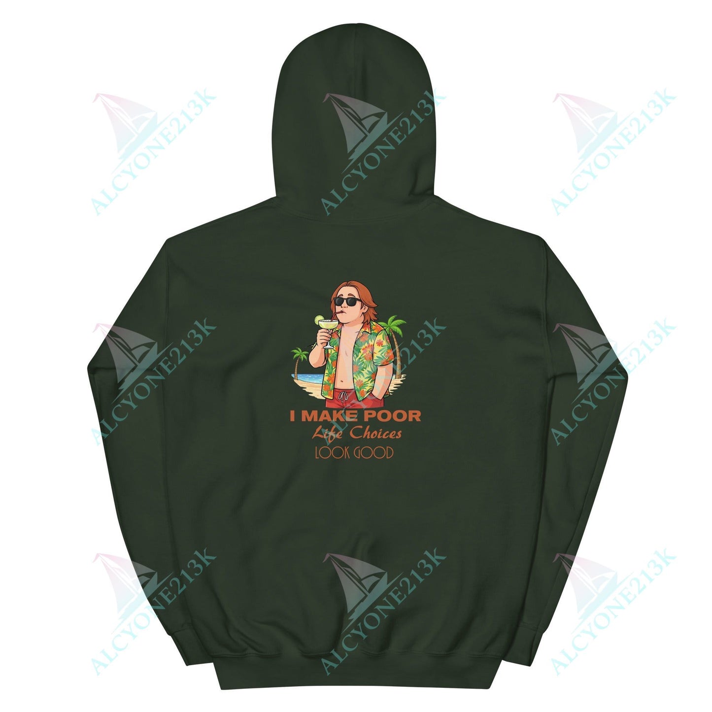 Lewis Capaldi Unisex Hoodie - I Make Poor Life Choices - Funny Quotes alcyone213k