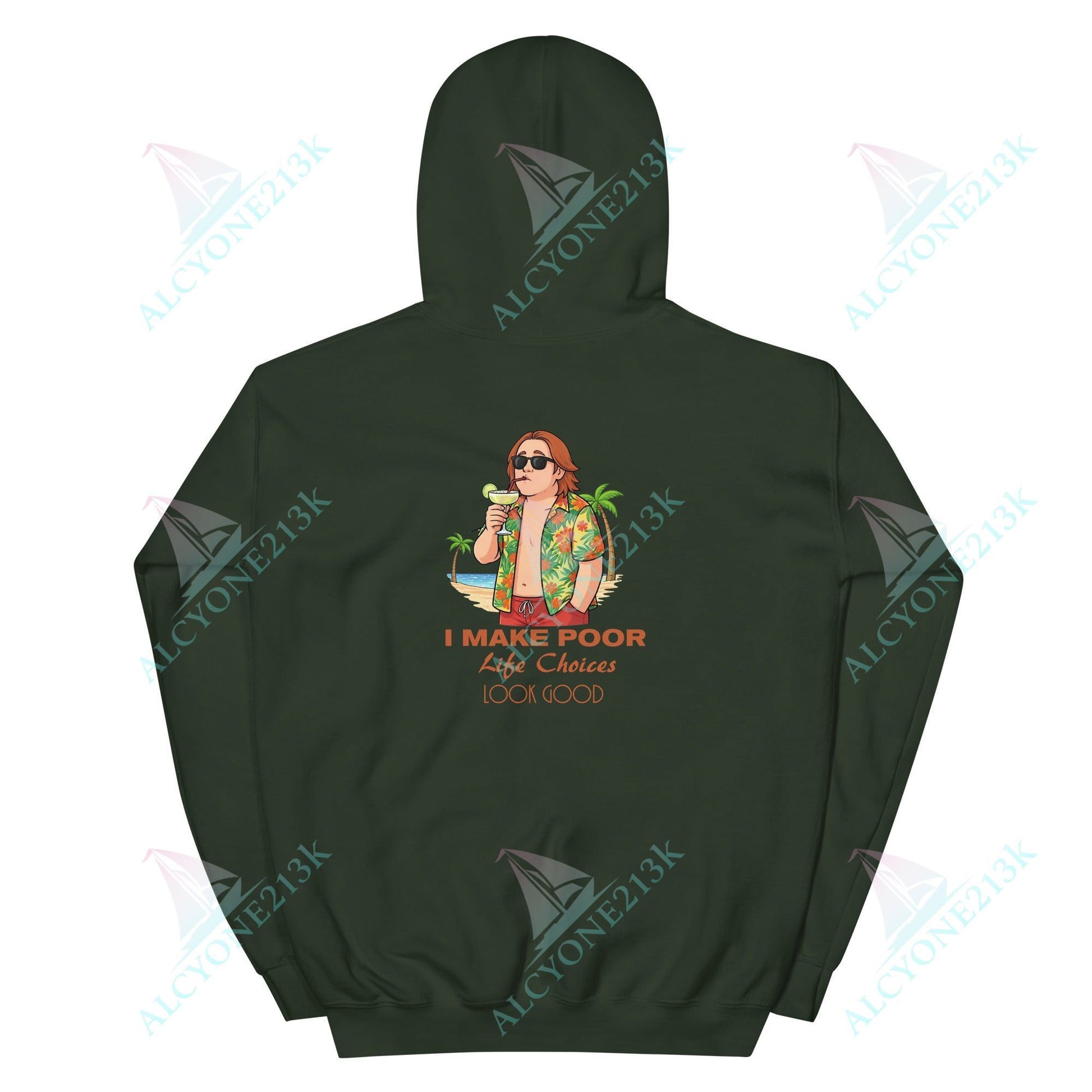 Lewis Capaldi Unisex Hoodie - I Make Poor Life Choices - Funny Quotes alcyone213k
