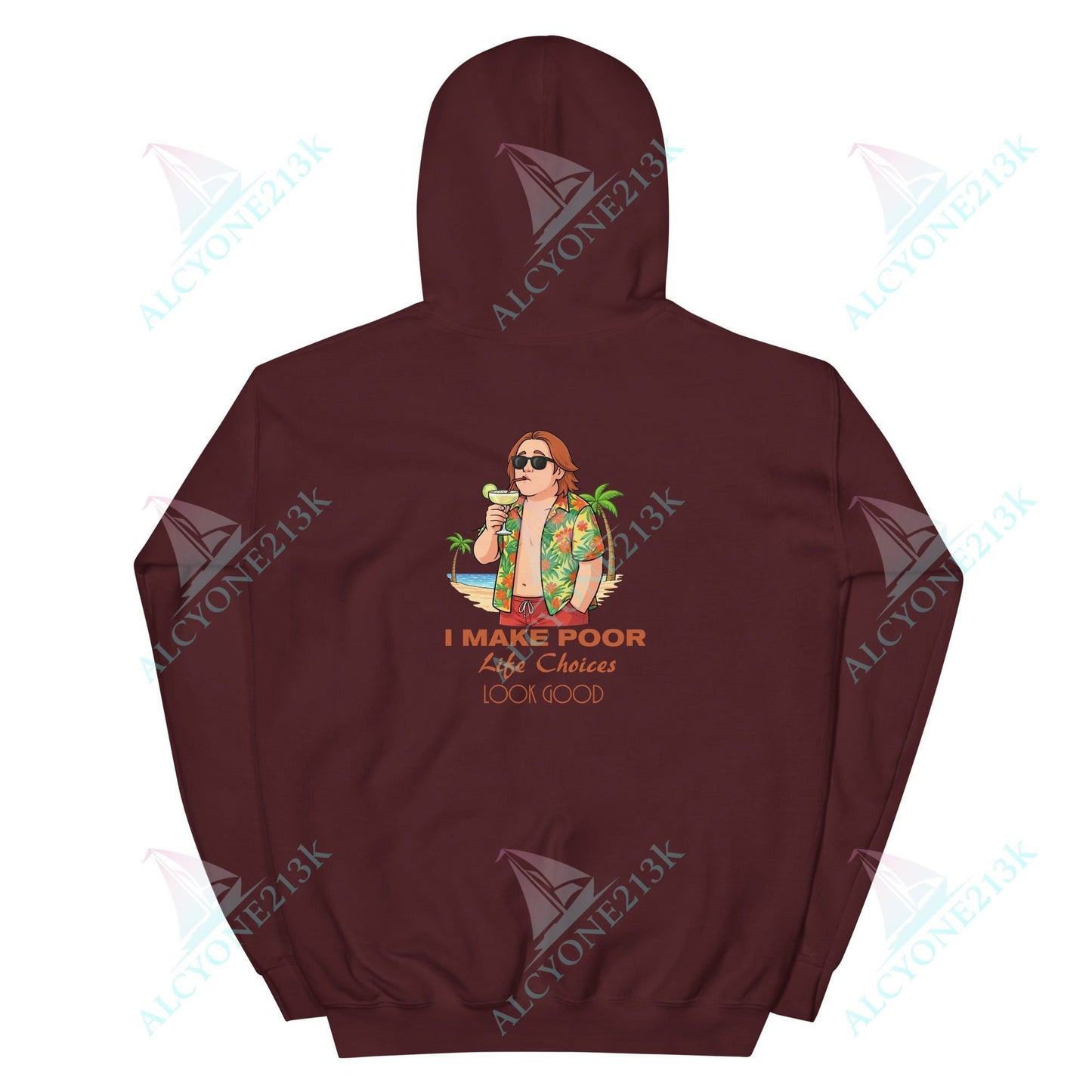 Lewis Capaldi Unisex Hoodie - I Make Poor Life Choices - Funny Quotes alcyone213k
