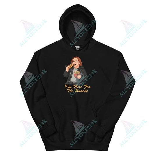 Lewis Capaldi Unisex Hoodie - I'm Here For The Snacks - Funny Quotes alcyone213k