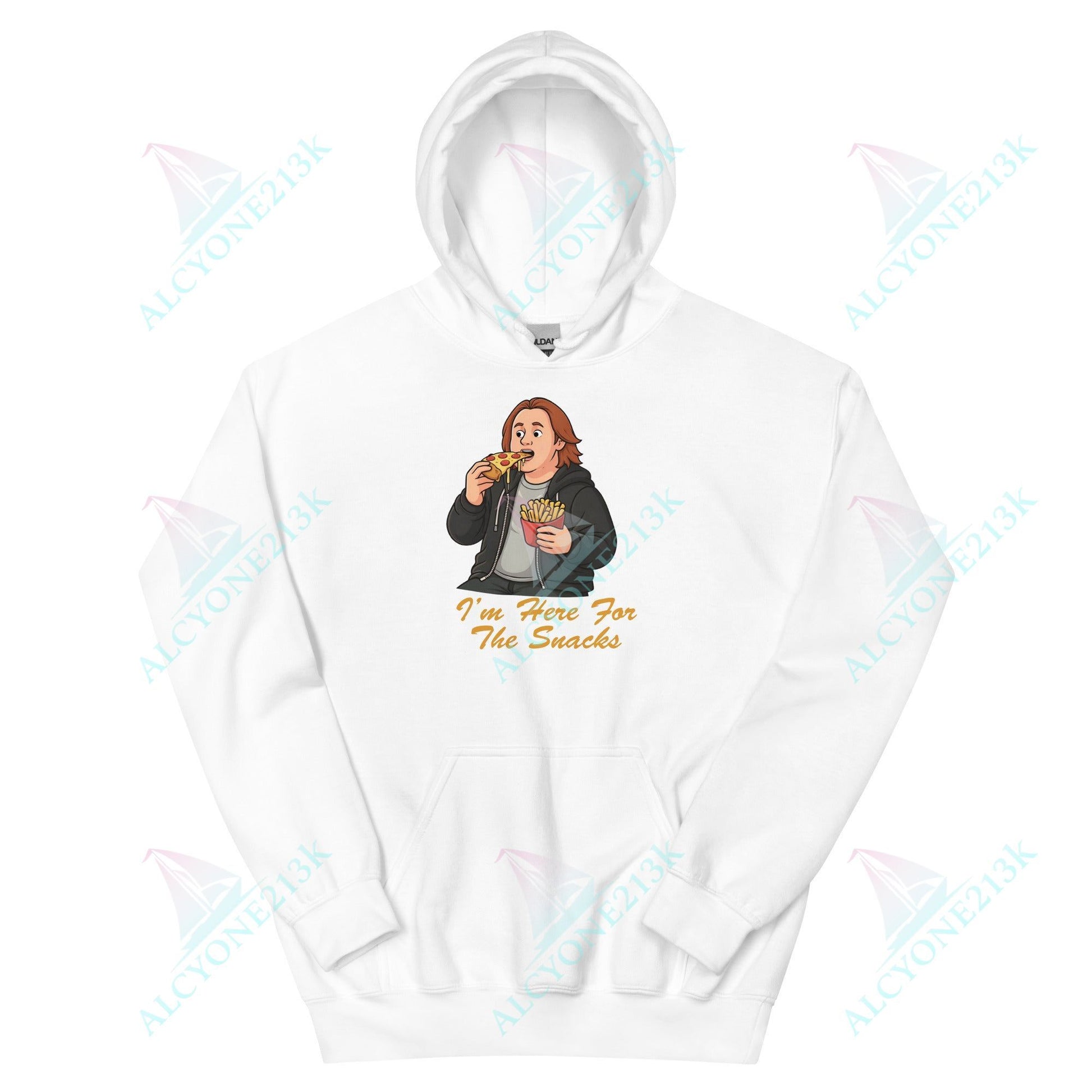 Lewis Capaldi Unisex Hoodie - I'm Here For The Snacks - Funny Quotes alcyone213k