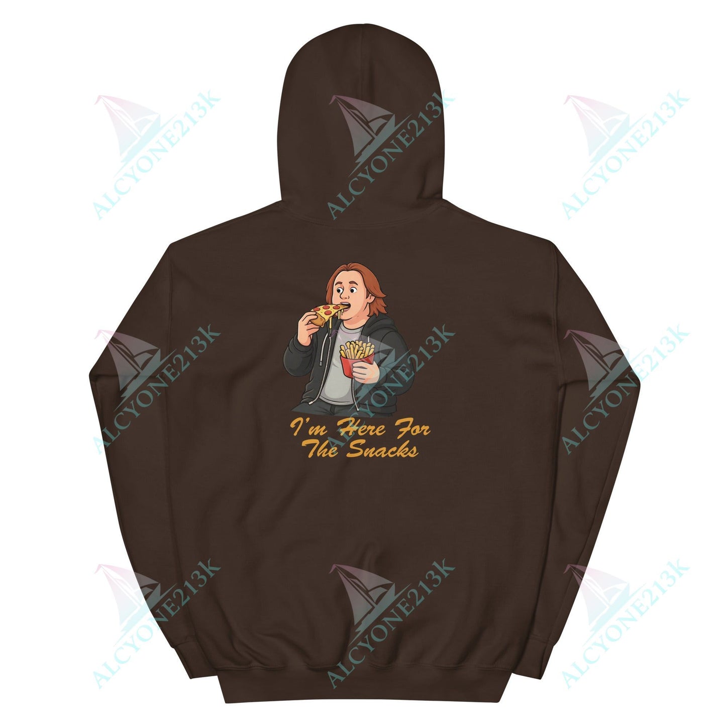 Lewis Capaldi Unisex Hoodie - I'm Here For The Snacks - Funny Quotes alcyone213k