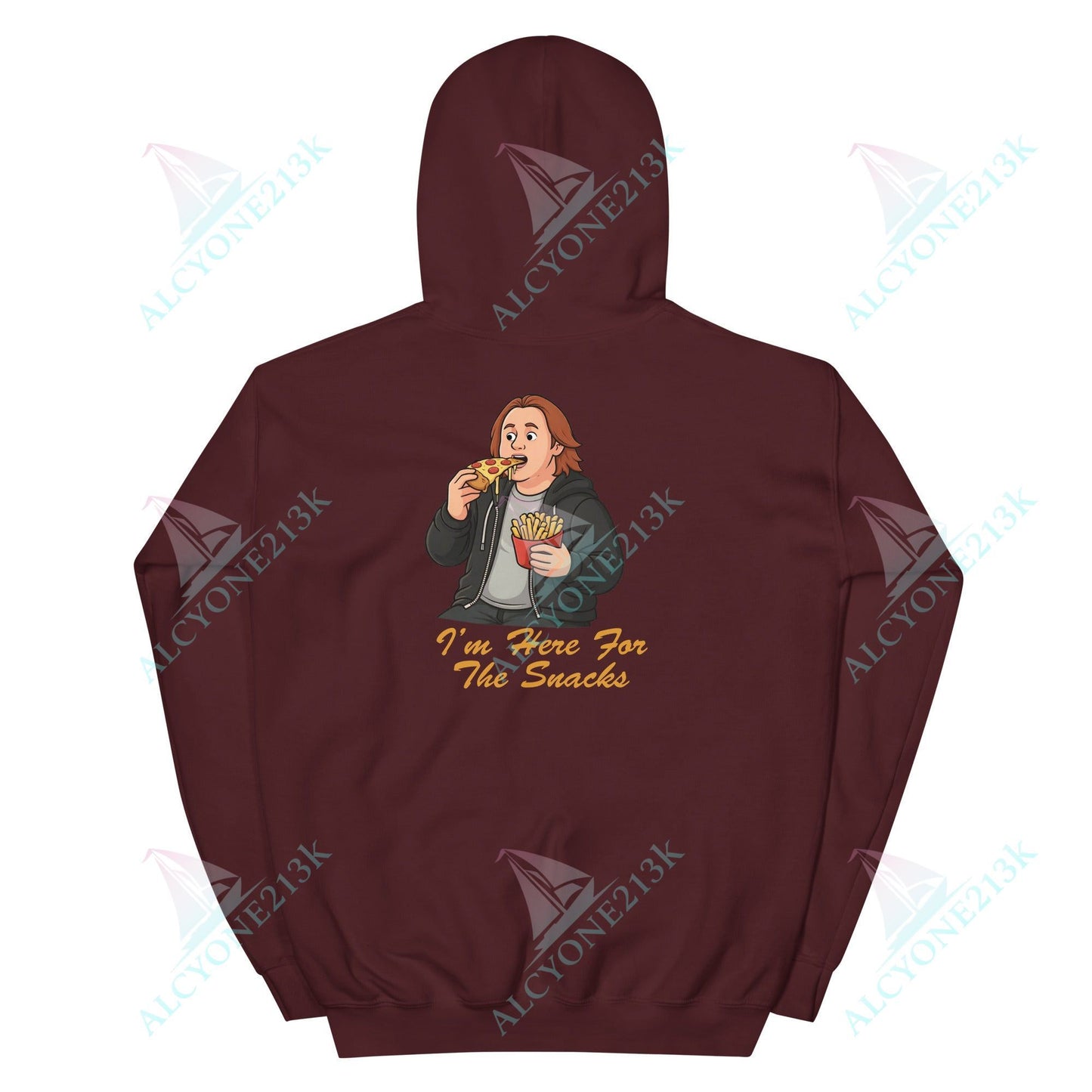 Lewis Capaldi Unisex Hoodie - I'm Here For The Snacks - Funny Quotes alcyone213k