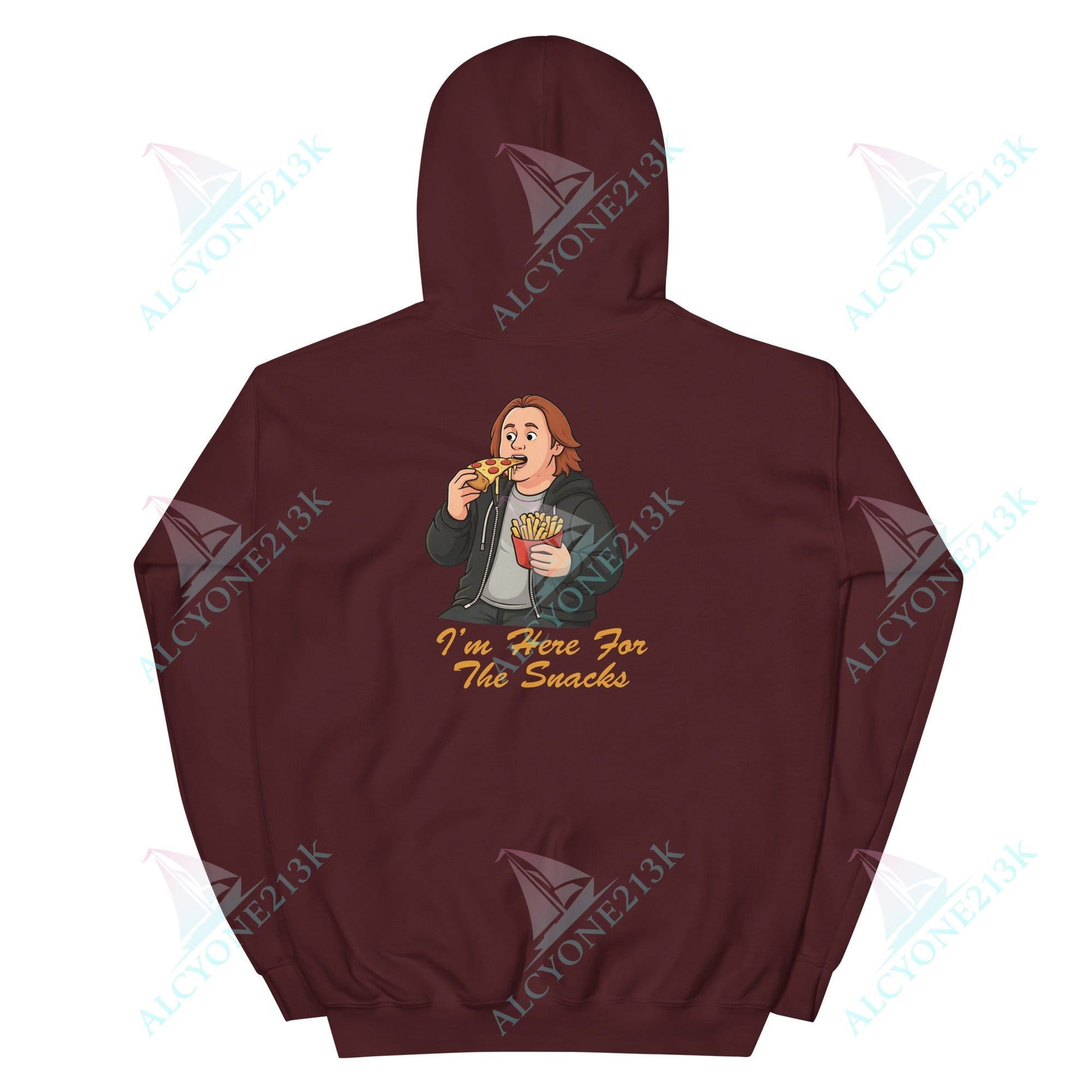 Lewis Capaldi Unisex Hoodie - I'm Here For The Snacks - Funny Quotes alcyone213k