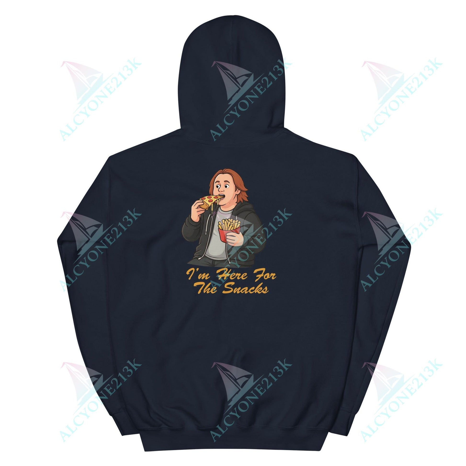Lewis Capaldi Unisex Hoodie - I'm Here For The Snacks - Funny Quotes alcyone213k