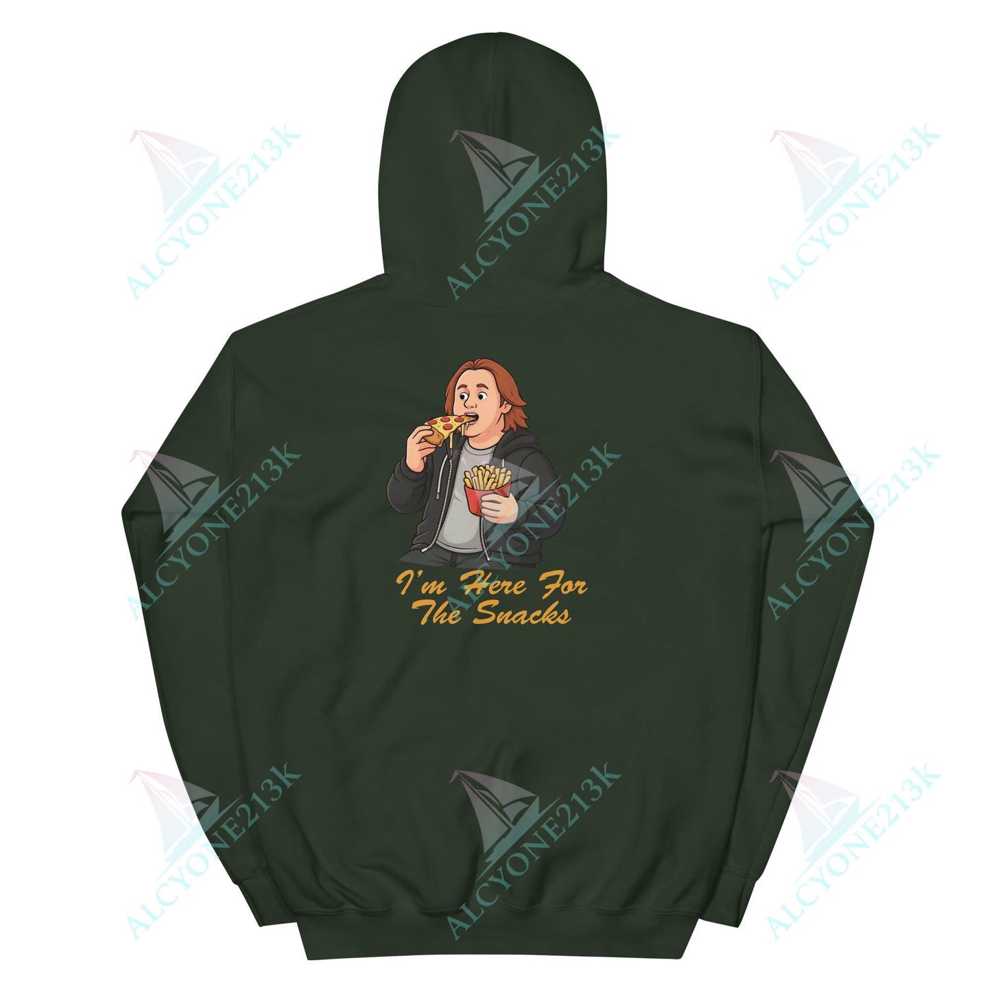 Lewis Capaldi Unisex Hoodie - I'm Here For The Snacks - Funny Quotes alcyone213k