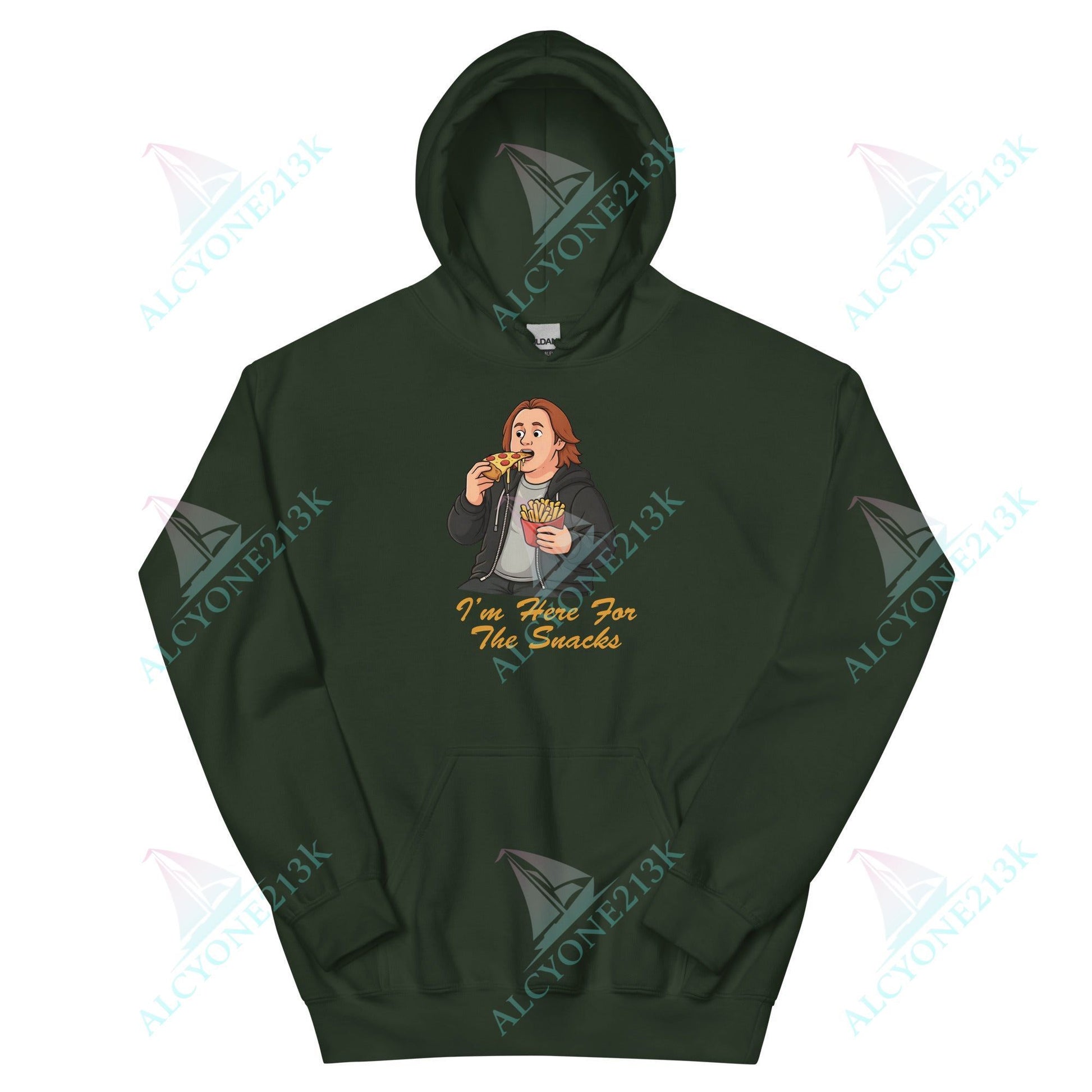 Lewis Capaldi Unisex Hoodie - I'm Here For The Snacks - Funny Quotes alcyone213k