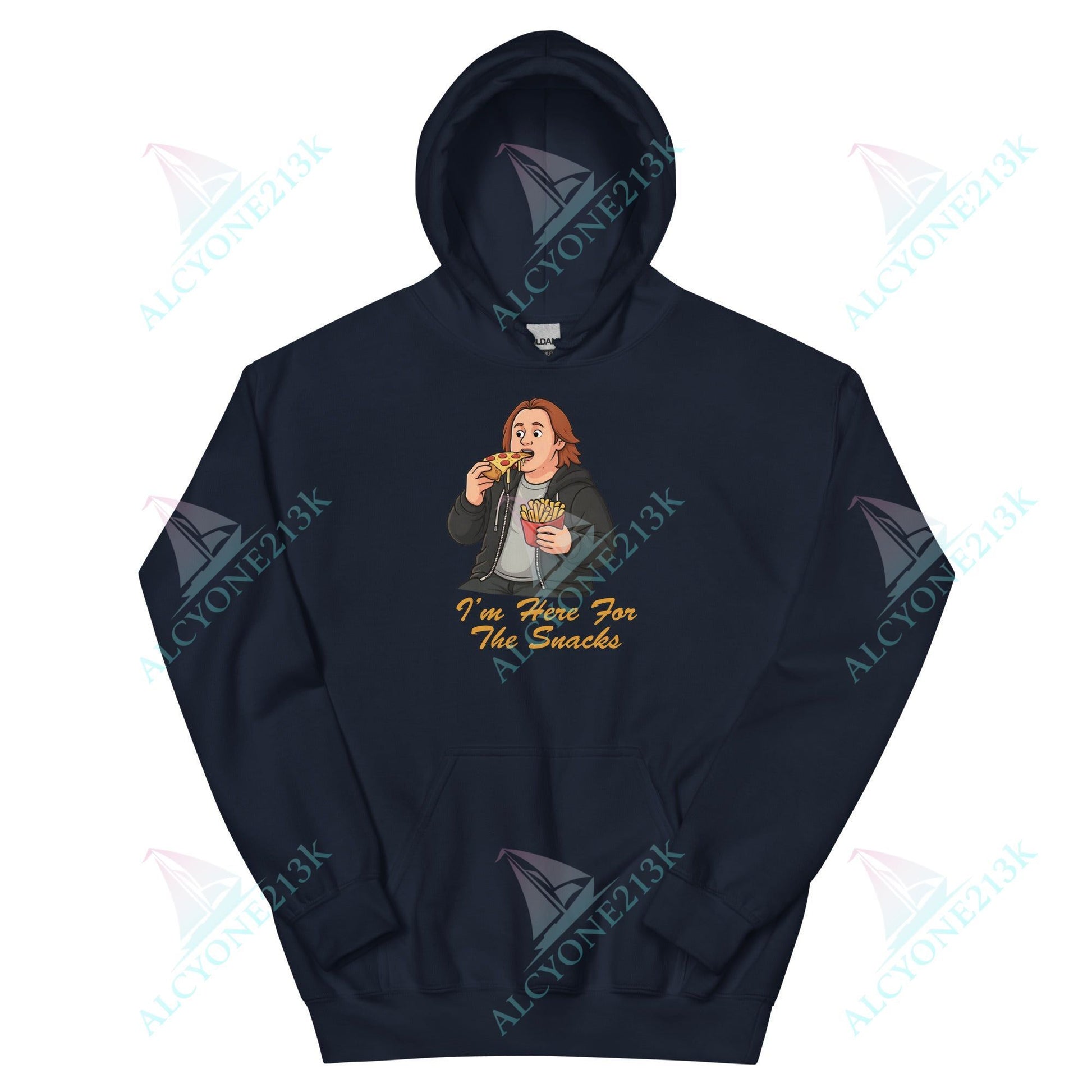 Lewis Capaldi Unisex Hoodie - I'm Here For The Snacks - Funny Quotes alcyone213k