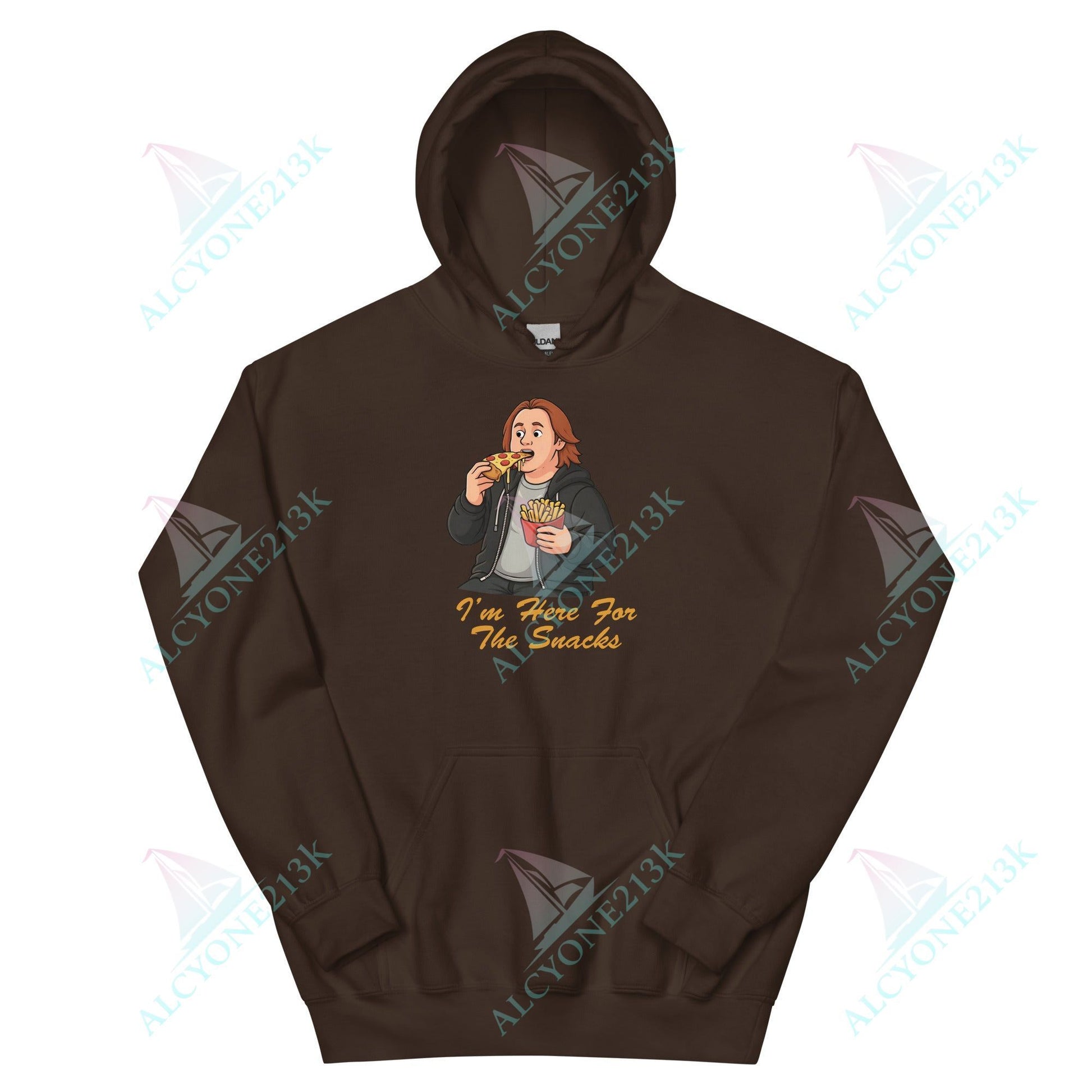 Lewis Capaldi Unisex Hoodie - I'm Here For The Snacks - Funny Quotes alcyone213k