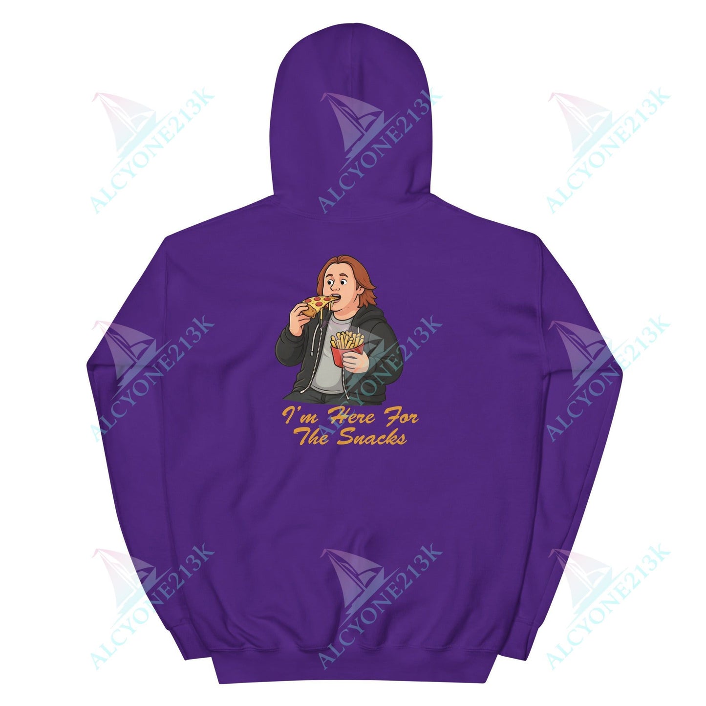 Lewis Capaldi Unisex Hoodie - I'm Here For The Snacks - Funny Quotes alcyone213k