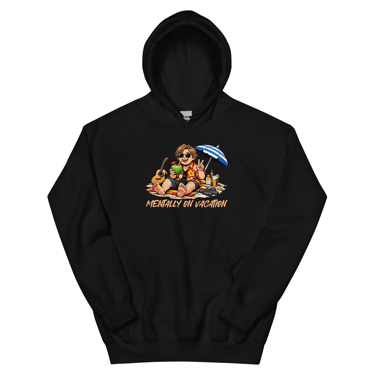 Lewis Capaldi Unisex Hoodie - Mentally On Vacation - Funny Quotes alcyone213k