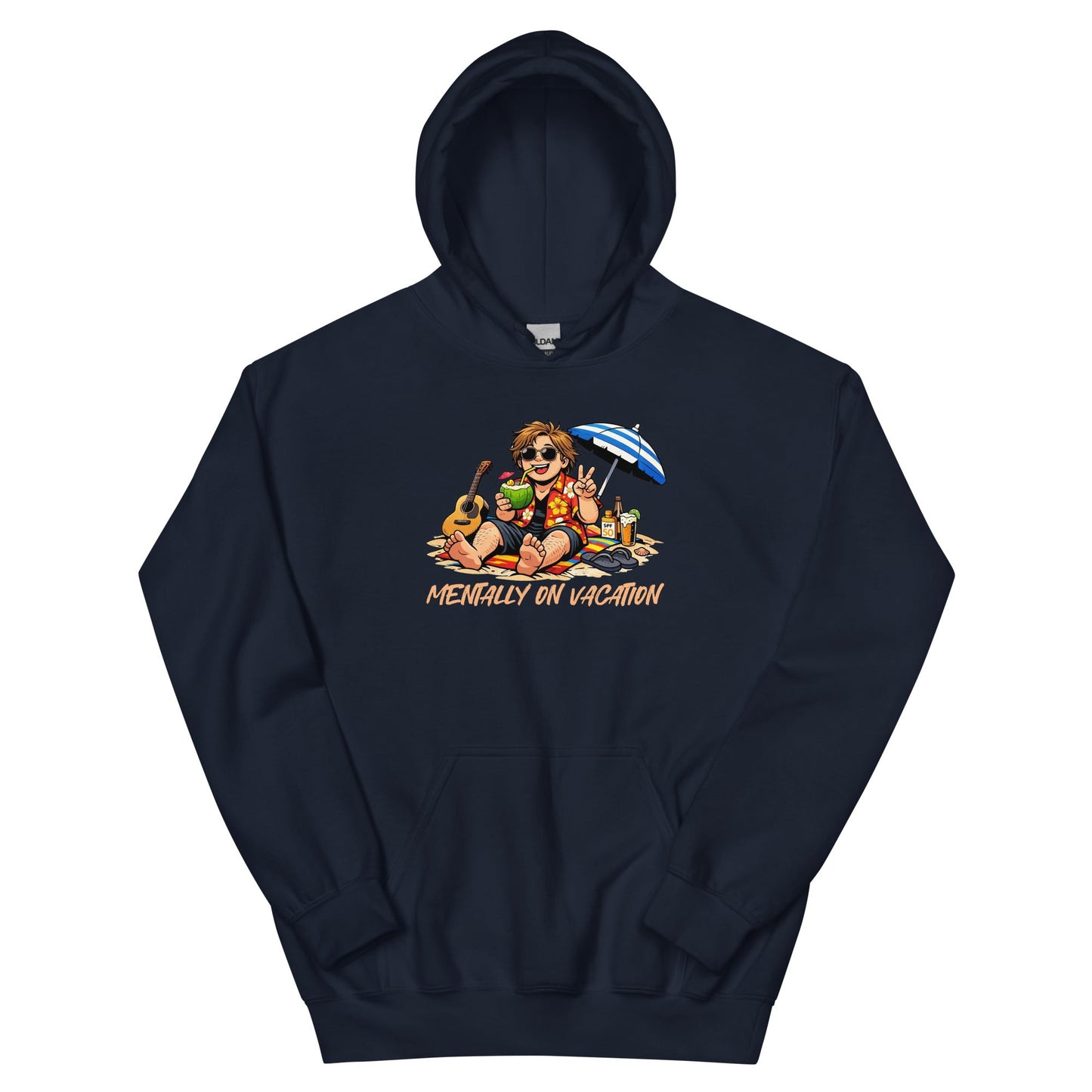 Lewis Capaldi Unisex Hoodie - Mentally On Vacation - Funny Quotes alcyone213k