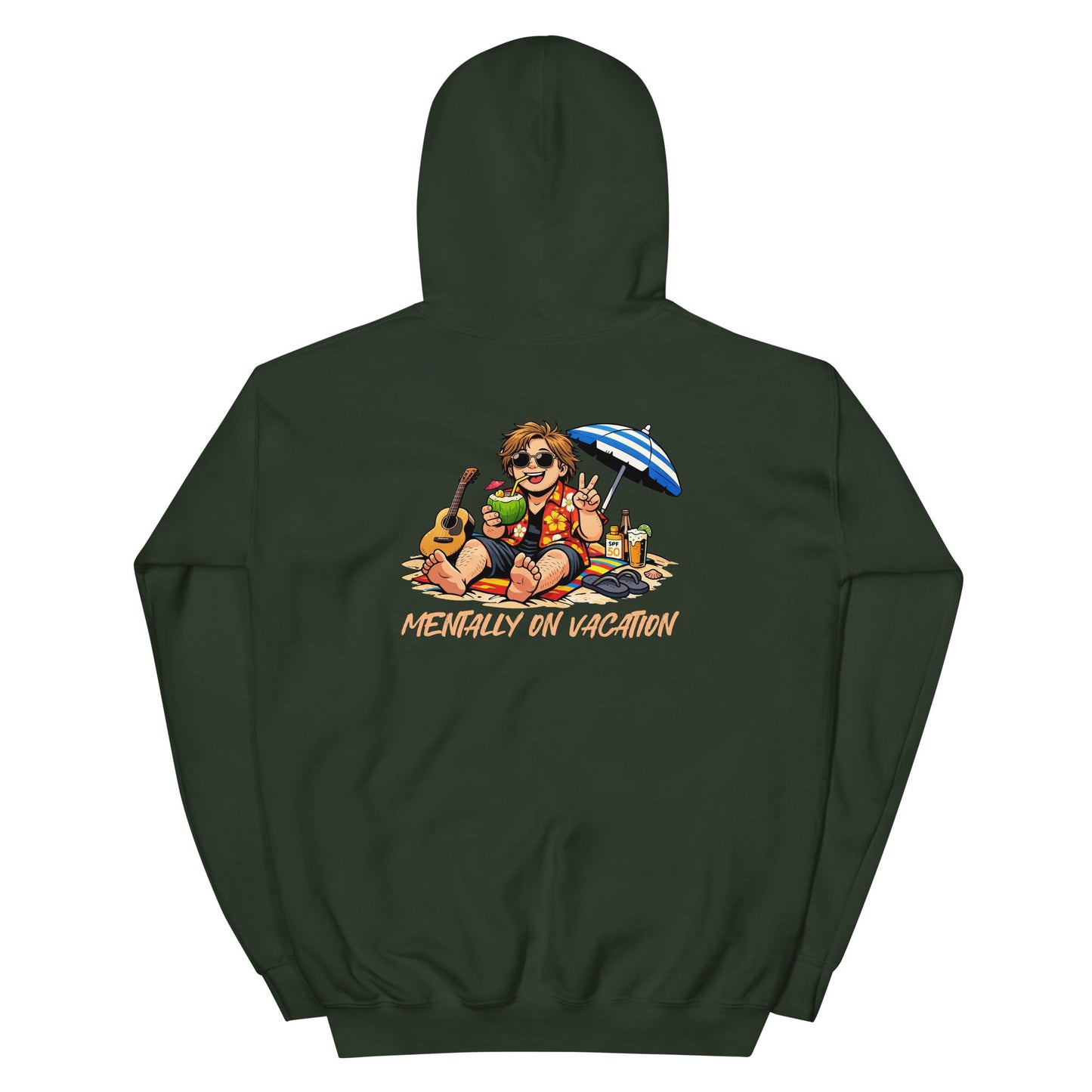Lewis Capaldi Unisex Hoodie - Mentally On Vacation - Funny Quotes alcyone213k